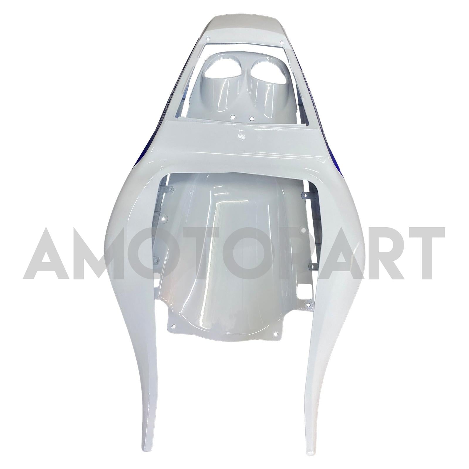 Amotopart Yamaha 1998-2002 YZF 600 R6 Blue Mix White Fairing Kit