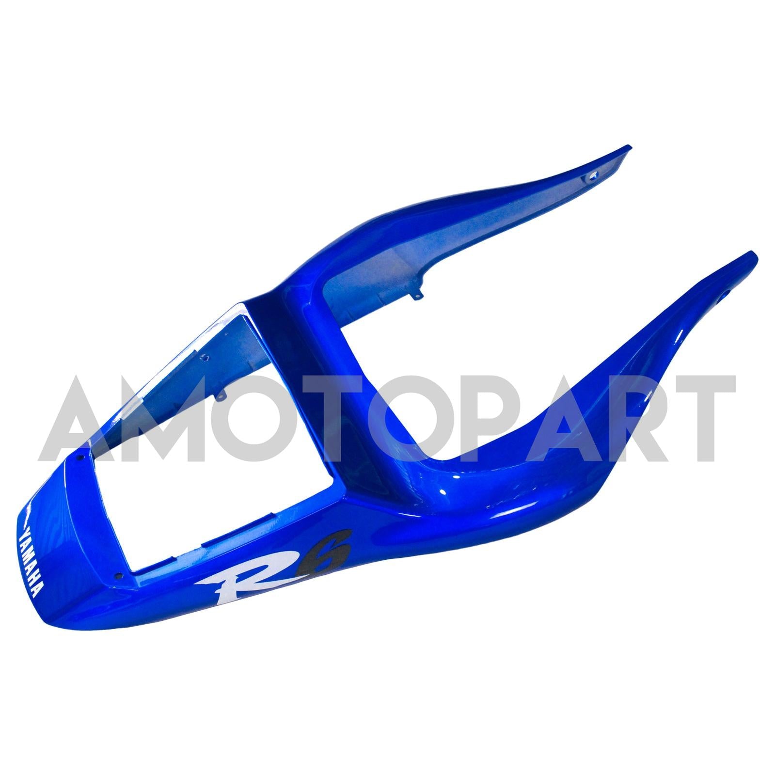 Amotopart Yamaha 1998-2002 YZF 600 R6 Schwarzer Mix Blue Fairing Kit