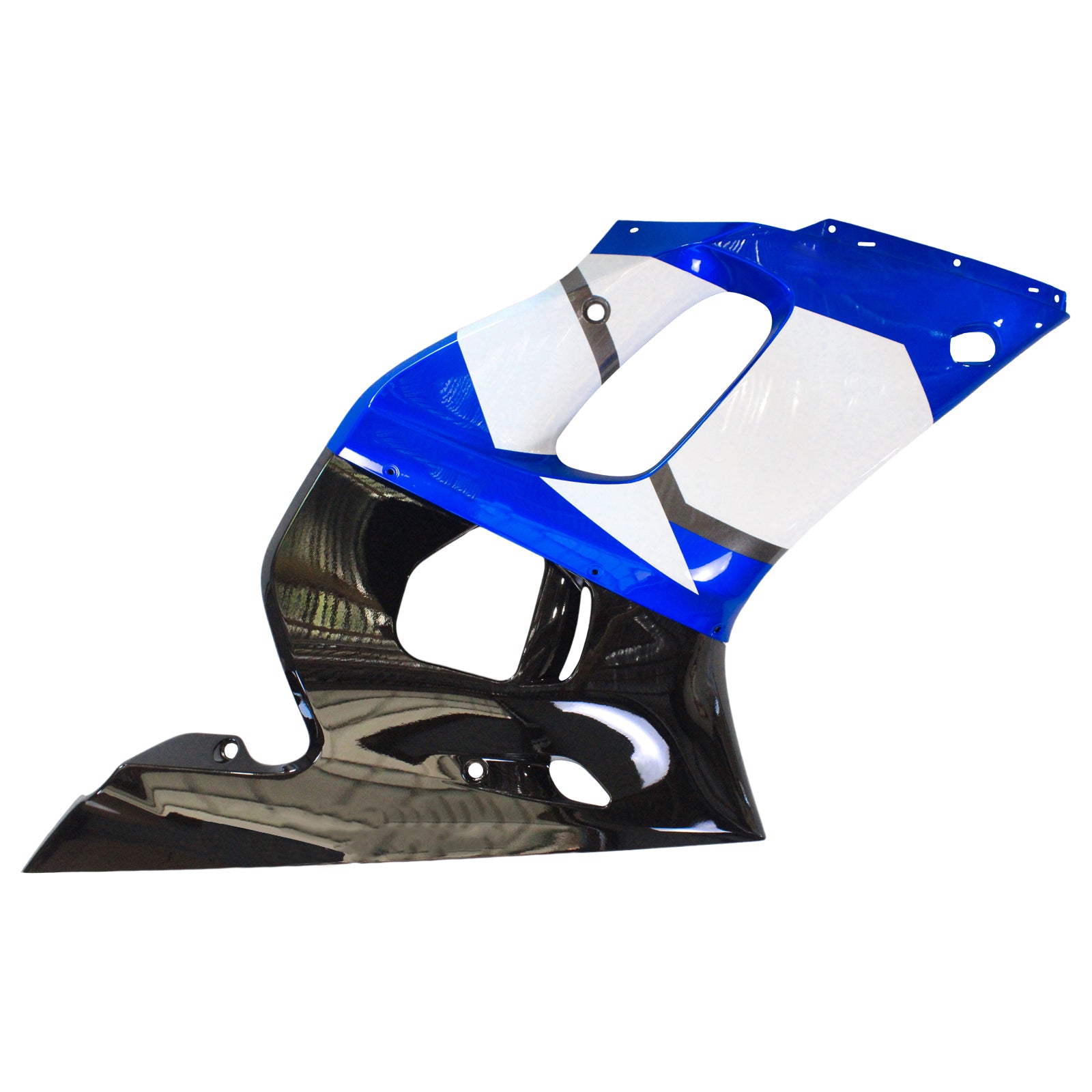 Amotopart Yamaha 1998-2002 YZF 600 R6 Black Mix Blue Fairing Kit