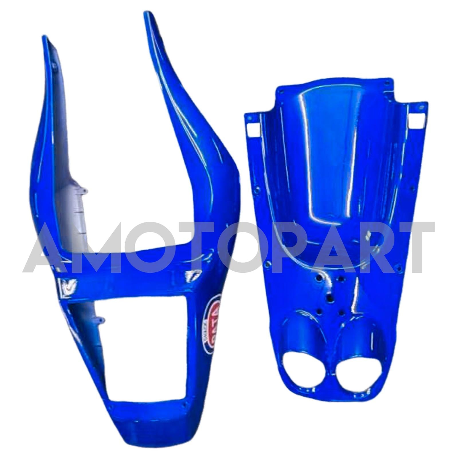 Amotopart Yamaha 1998-2002 YZF 600 R6 Schwarzblau Klauenverkleidungskit