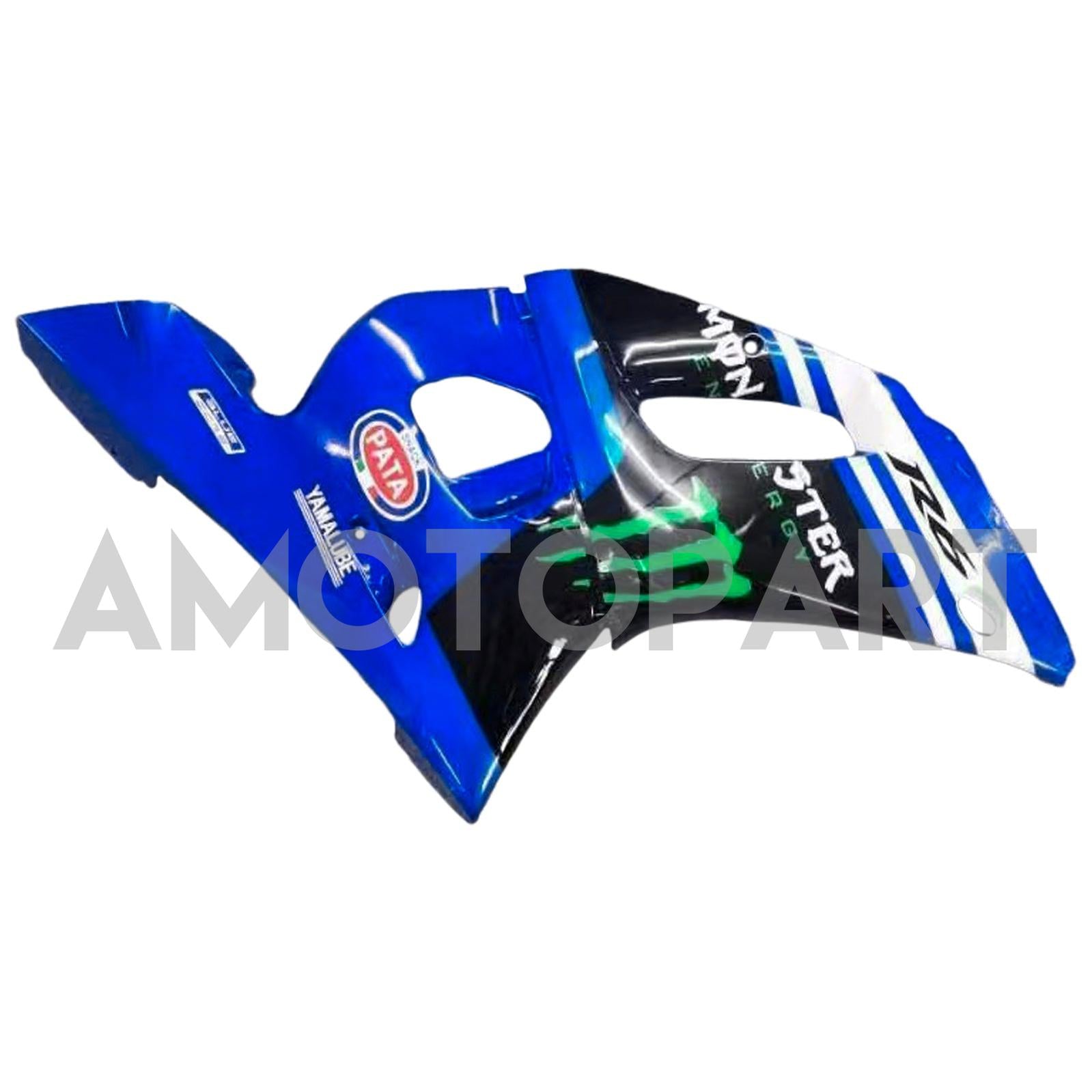 Amotopart Yamaha 1998-2002 YZF 600 R6 Schwarzblau Klauenverkleidungskit