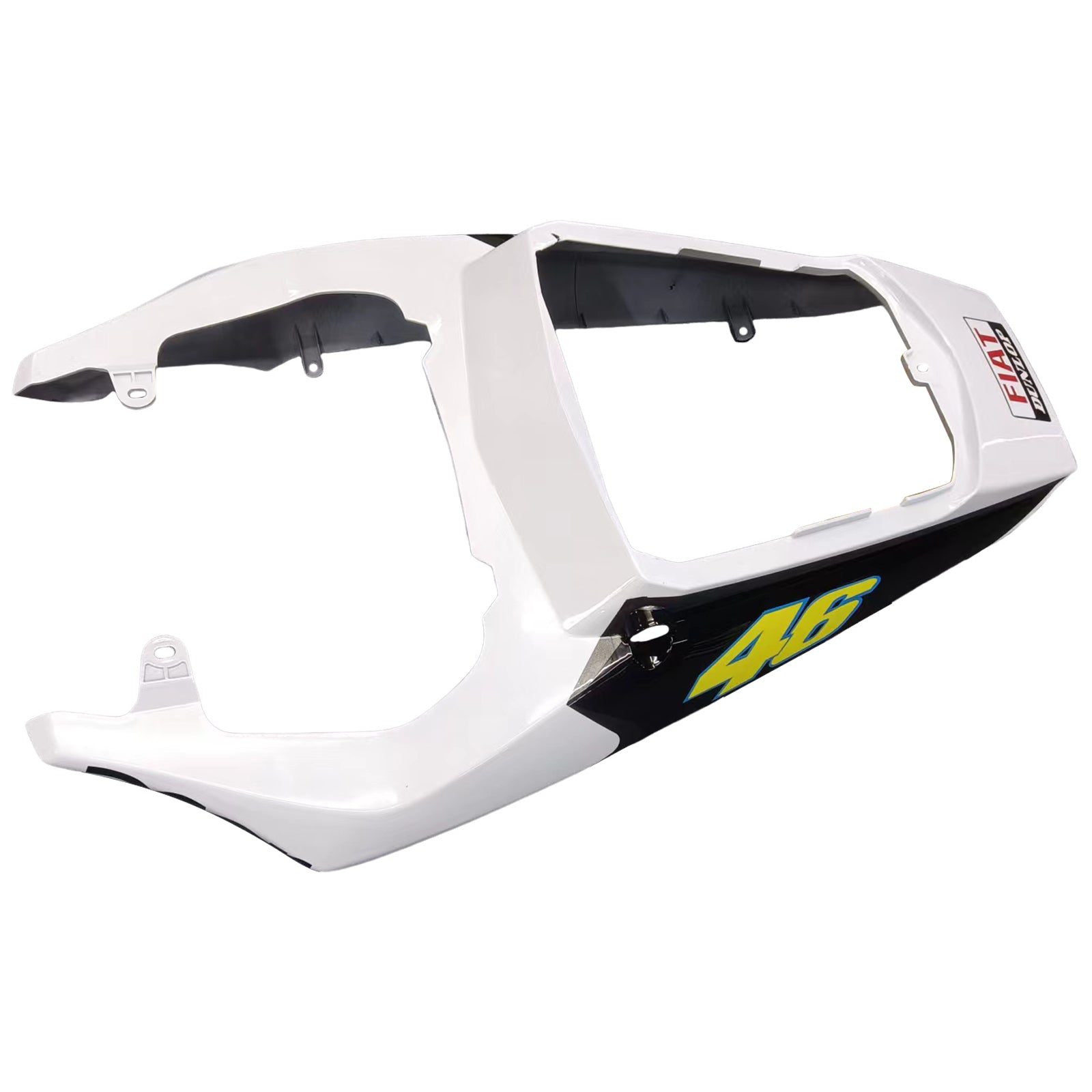 Amotopart 2003-2004 Yamaha R6 & 2006-2009 YZF R6S Fairing White Multi Color Kit