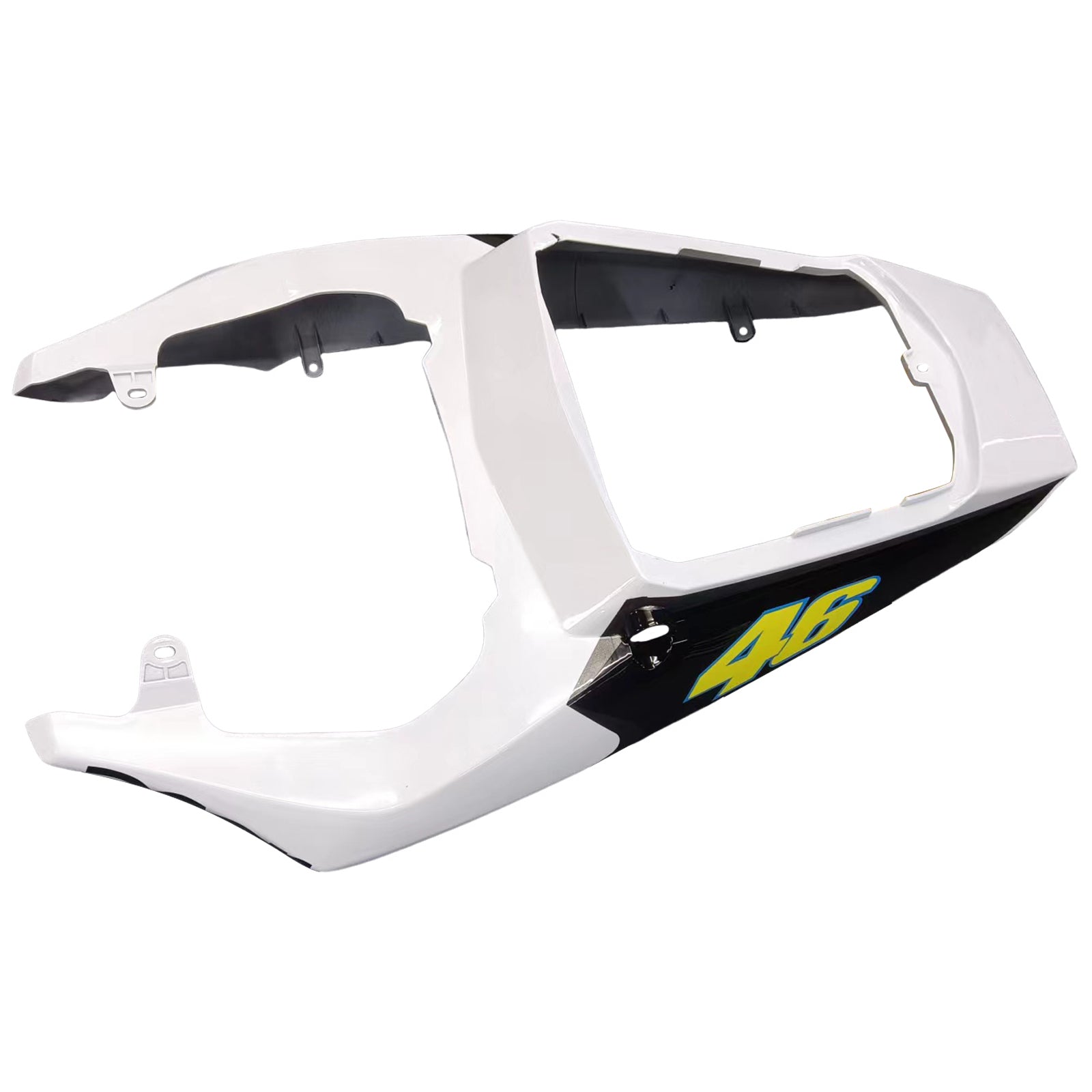 Amotopart 2003-2004 Yamaha R6 & 2006-2009 YZF R6S Fairing White Multi Color Kit