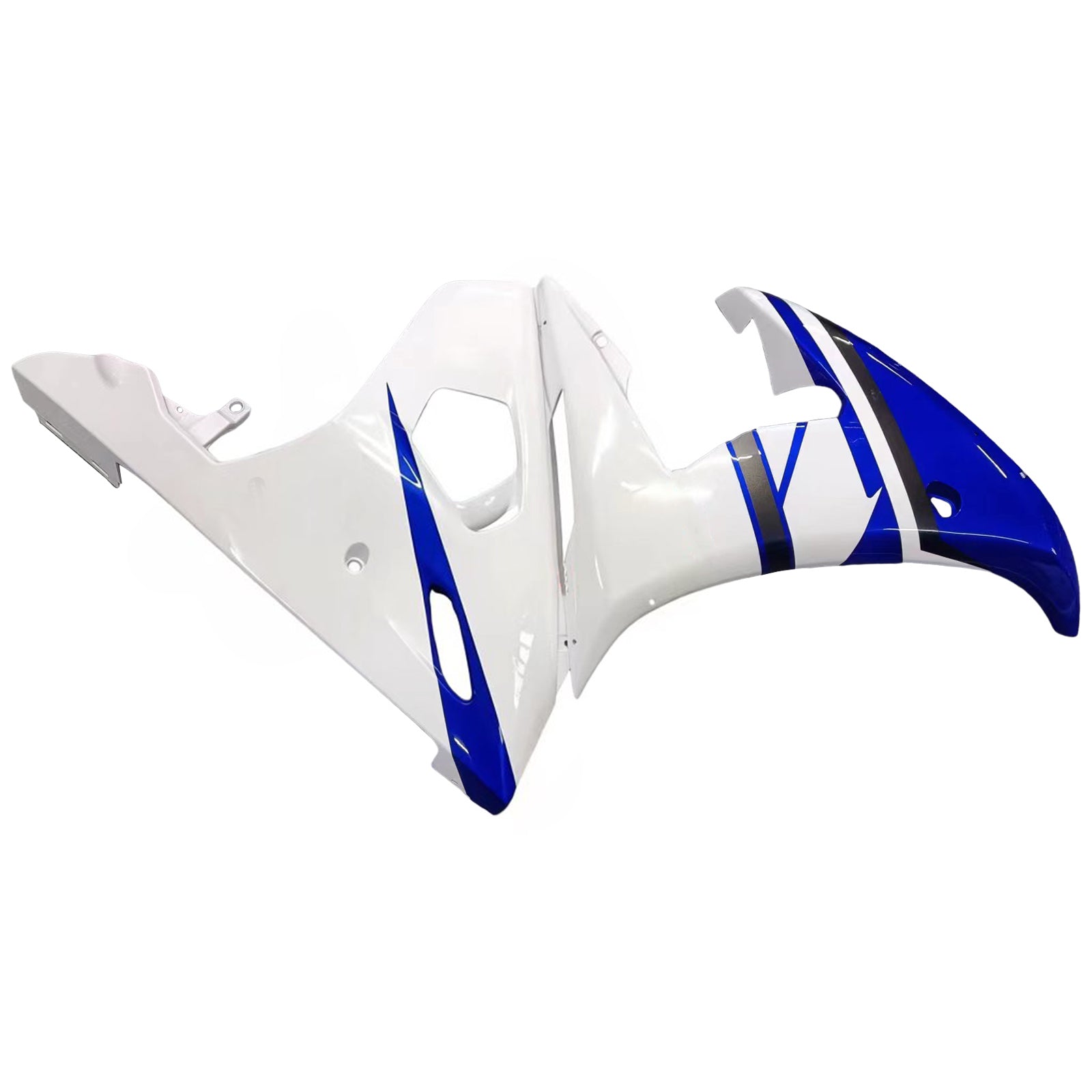 Amotopart 2003-2004 Yamaha R6 & 2006-2009 YZF R6S Fairing White Multi Color Kit