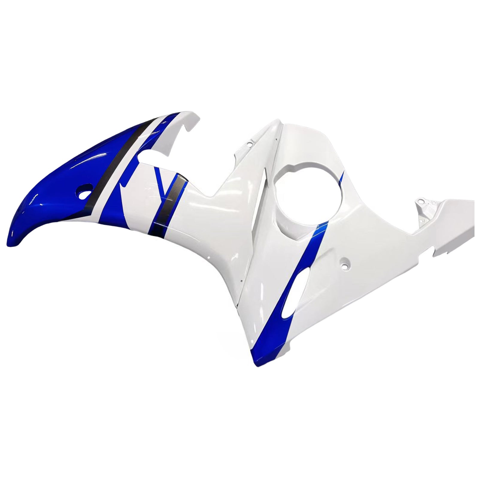 Amotopart 2003-2004 Yamaha R6 & 2006-2009 YZF R6S Fairing White Multi Color Kit