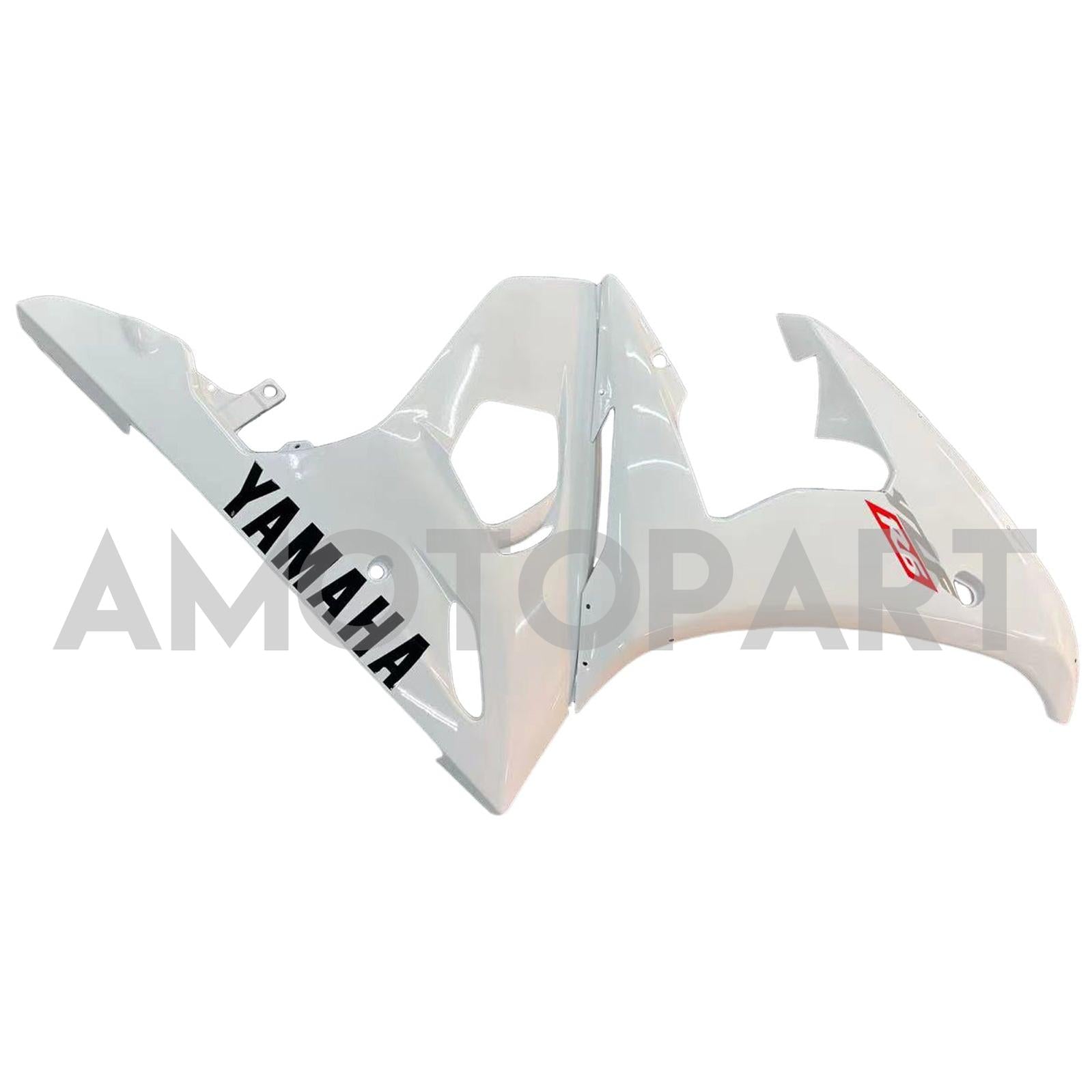 Amotopart 2003-2004 Yamaha R6 & 2006-2009 YZF R6S Fairing White Kit
