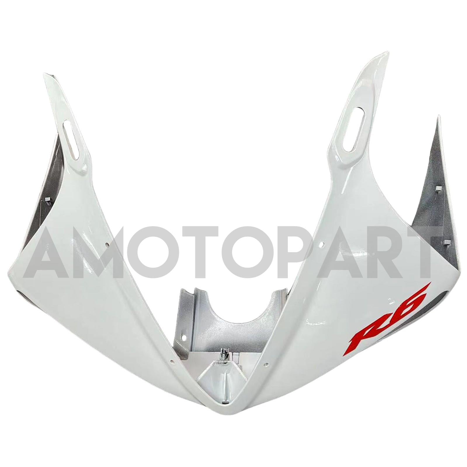 Amotopart 2003-2004 Yamaha R6 & 2006-2009 YZF R6S Fairing White Kit