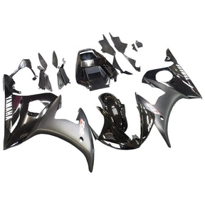 Amotopart 2003-2004 Yamaha R6 & 2006-2009 YZF R6S Fairing Matt Black Kit