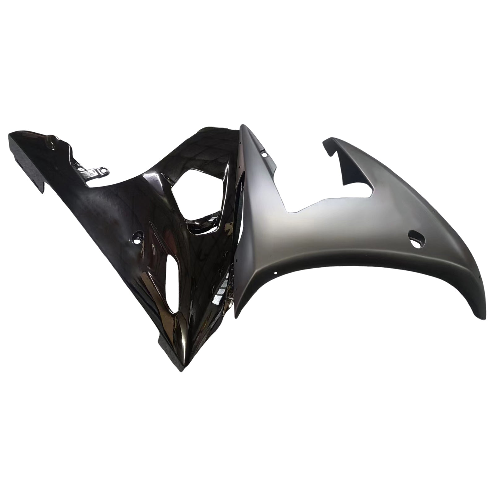 Amotopart 2003-2004 Yamaha R6 & 2006-2009 YZF R6S Fairing Matt Black Kit