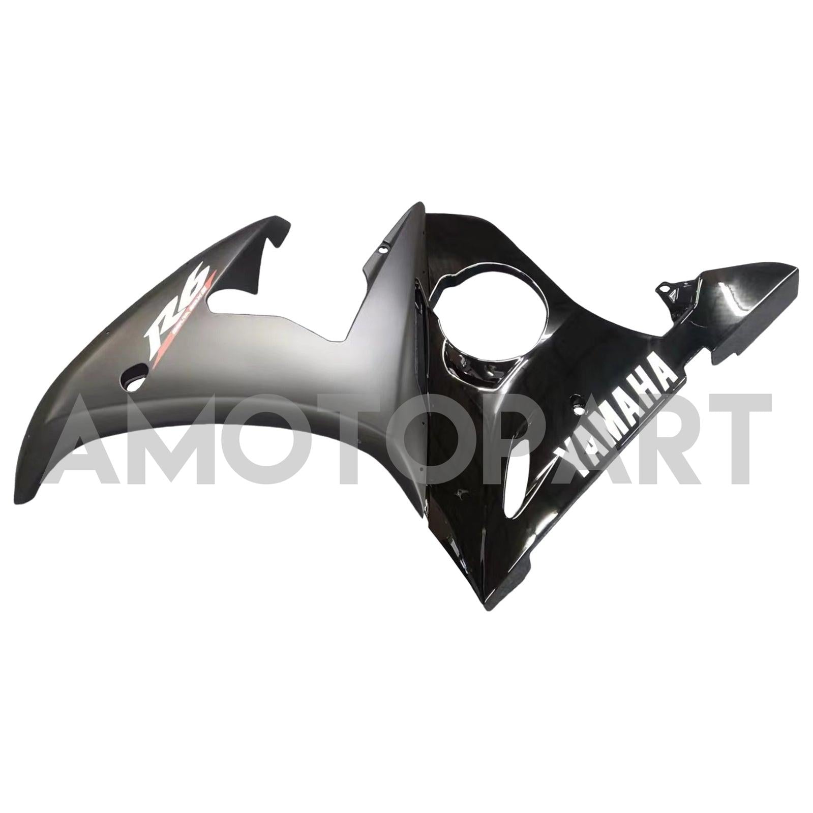 Amotopart 2005 Yamaha R6 Fairing Matt Black Kit