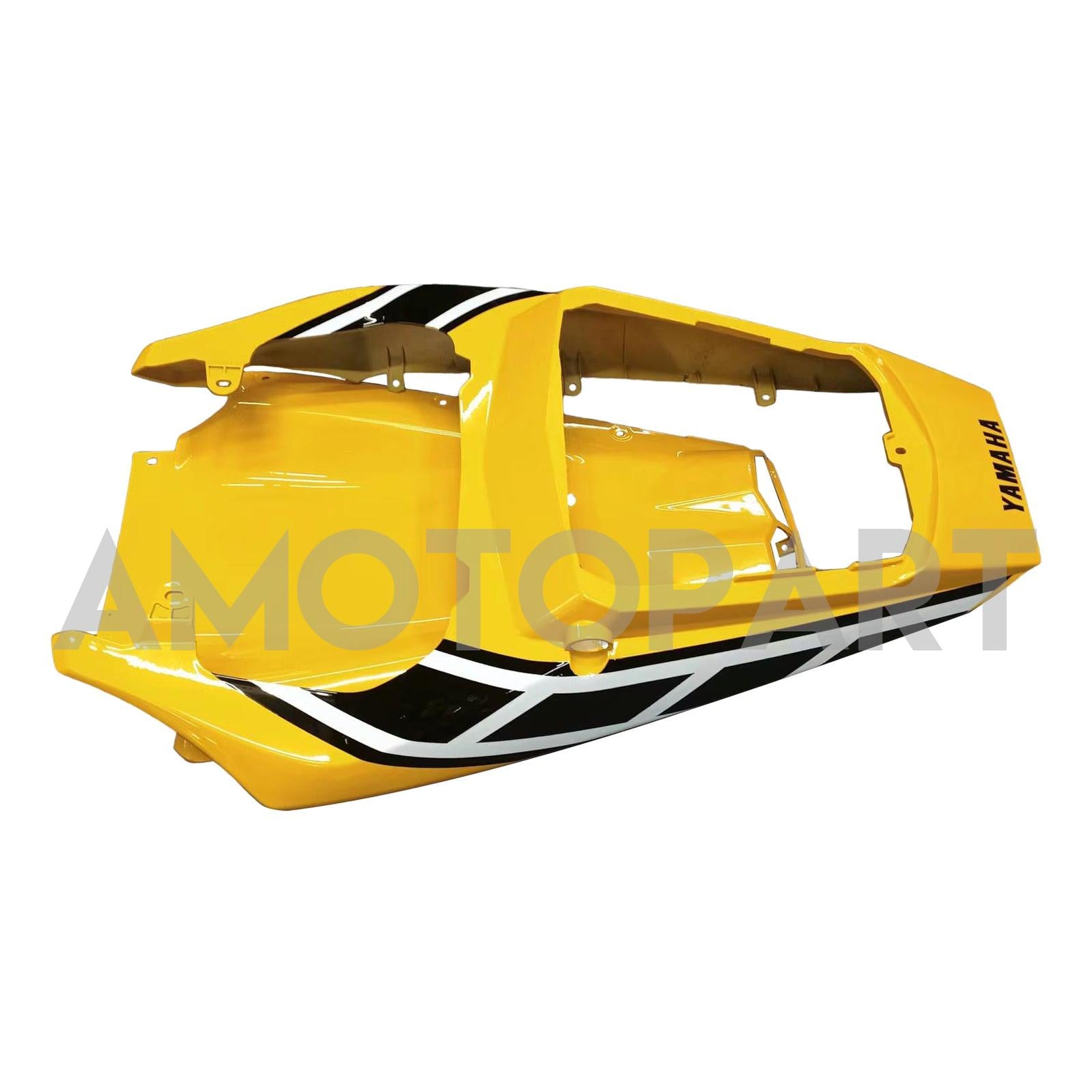 Kit carena Amotopart Yamaha 2005 YZF 600 R6 Bianco Nero