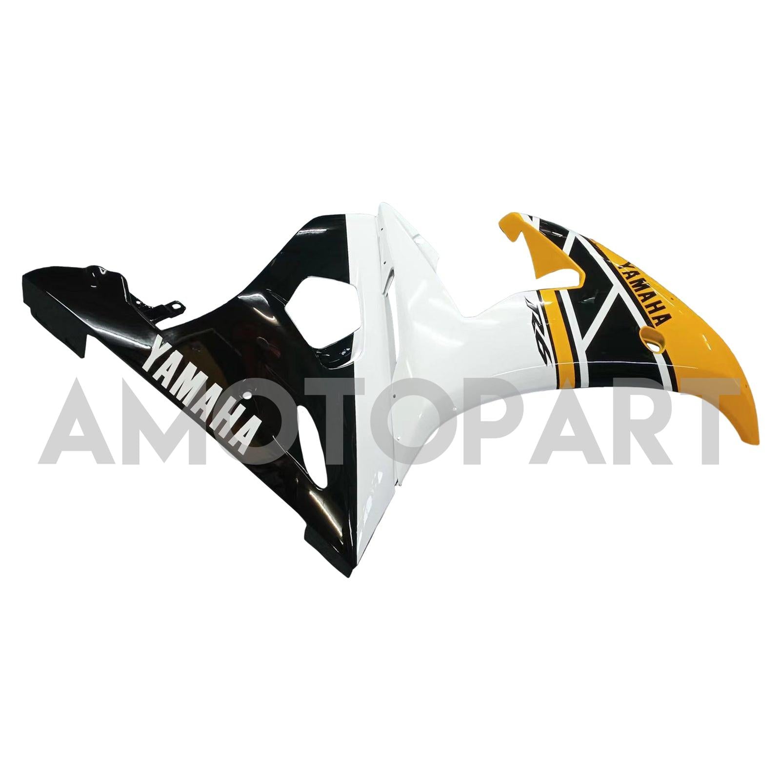 Amotopart 2003-2004 Yamaha R6 & 2006-2009 YZF R6S FAIRION Yellow & White Kit