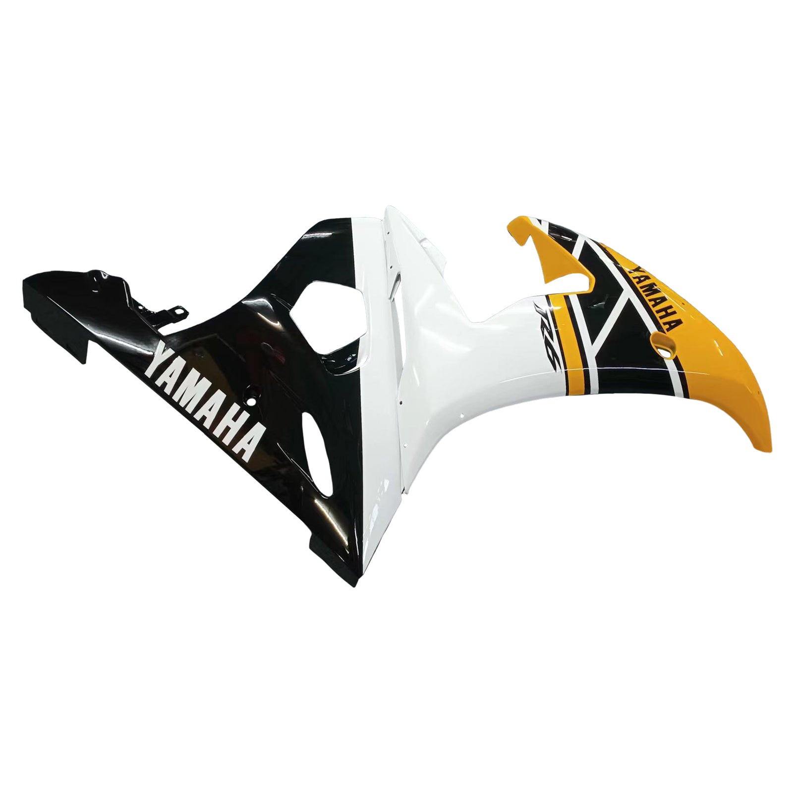 Amotopart 2003-2004 Yamaha R6 & 2006-2009 YZF R6S Fairing Yellow&White Kit