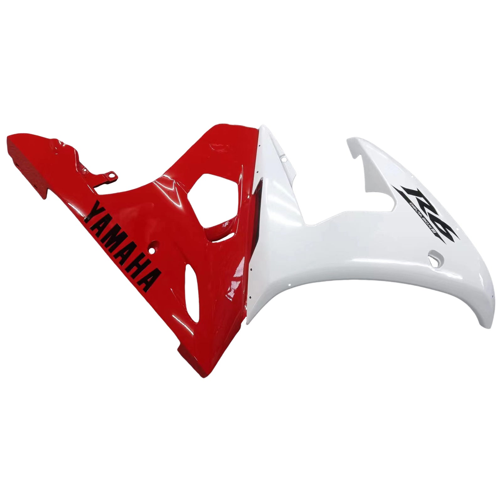 Amotopart 2003-2004 Yamaha R6 & 2006-2009 YZF R6S Fairing Red Mix White Kit