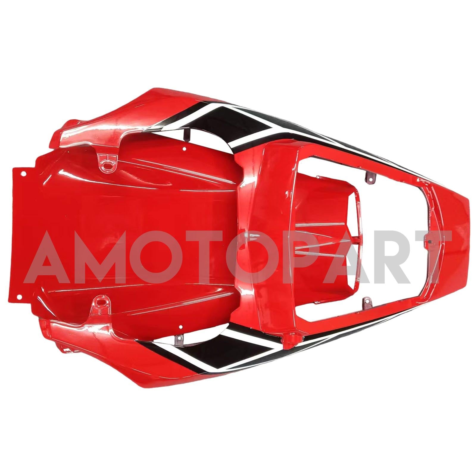 Amotopart 2003-2004 Yamaha R6 & 2006-2009 YZF R6S Fairing White & Black Kit