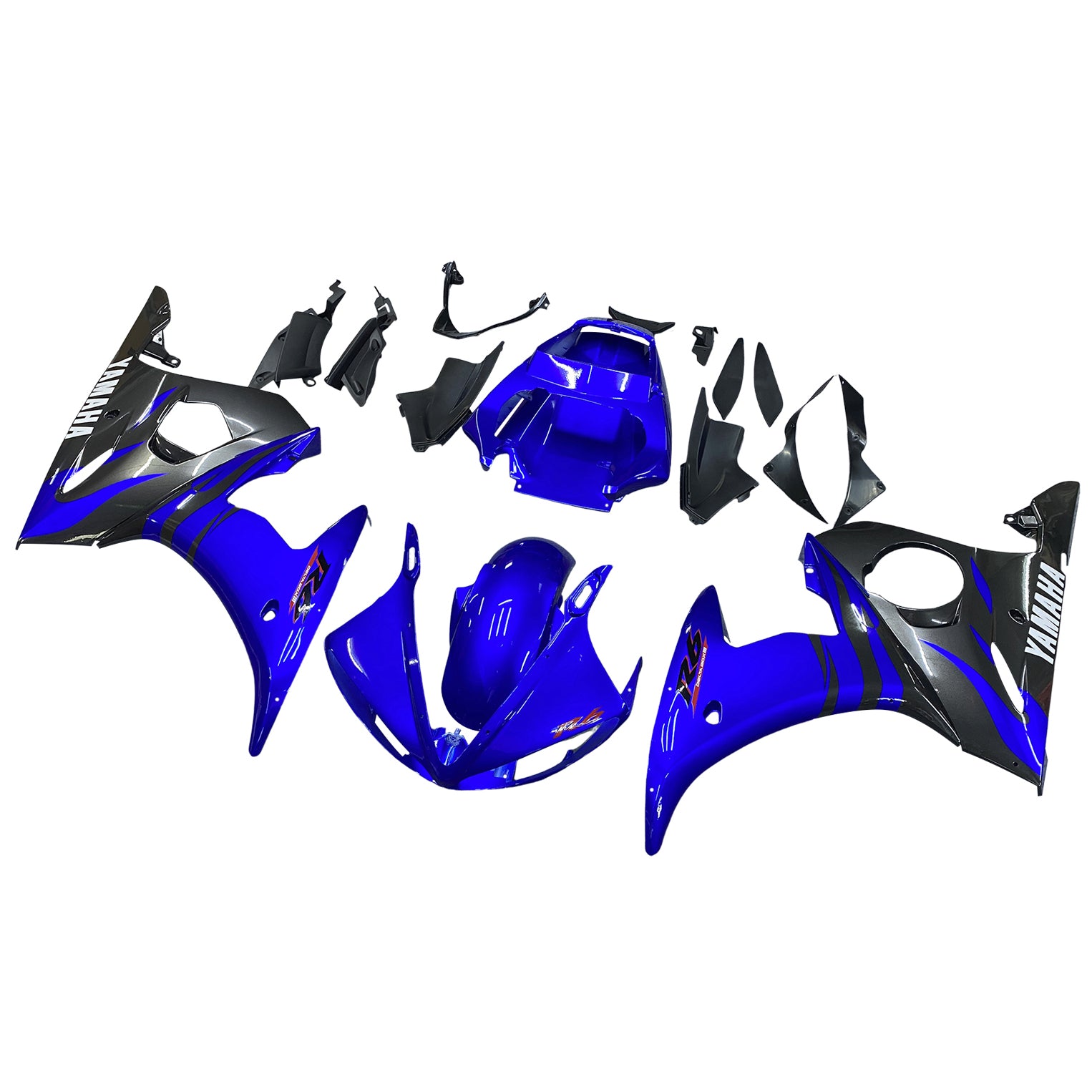 Amotopart 2003-2004 Yamaha R6 & 2006-2009 YZF R6S Fairing G-Blue Kit