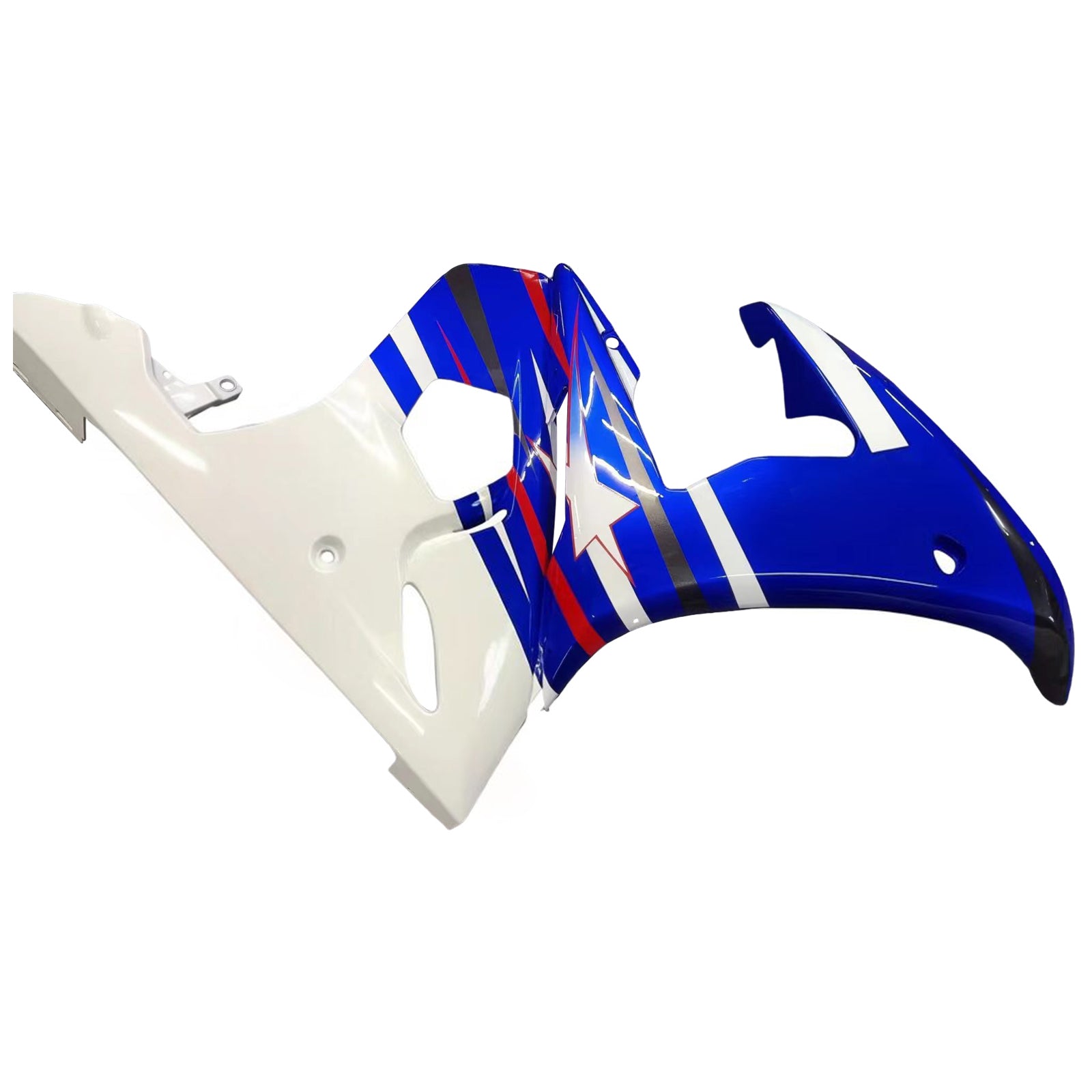 Amotopart 2003-2004 Yamaha R6 & 2006-2009 YZF R6S Fairing Multi Blue Kit