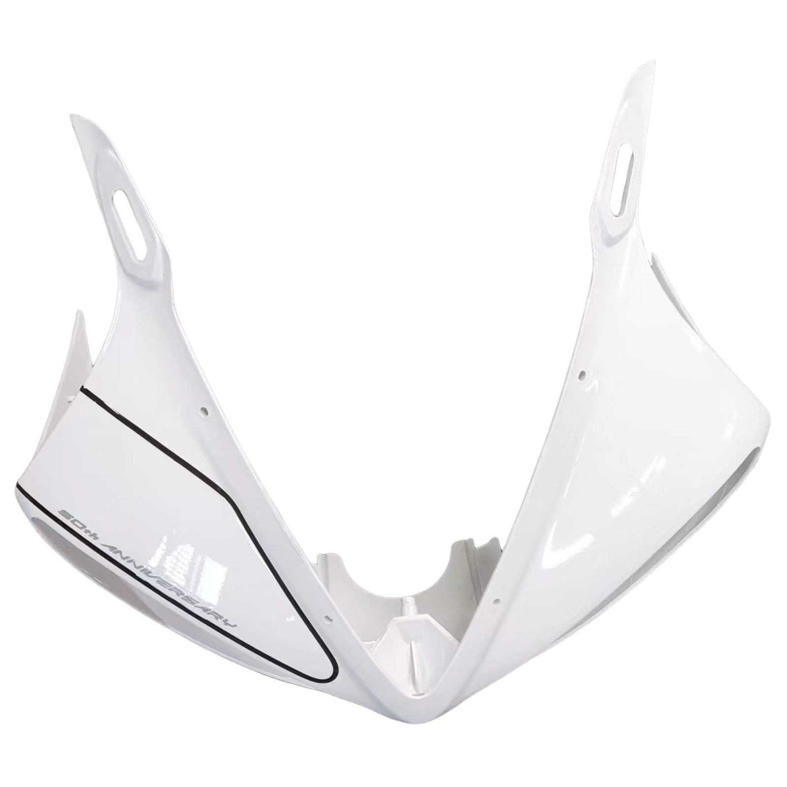 Amotopart 2003-2004 Yamaha R6 & 2006-2009 YZF R6S Fairing White&Black Color Kit