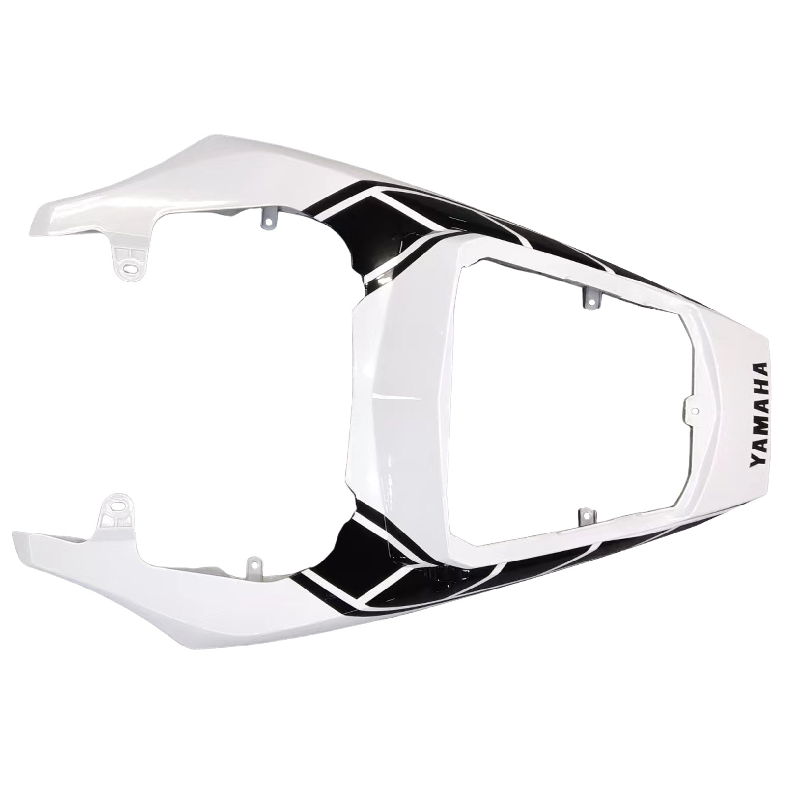 Amotopart 2003-2004 Yamaha R6 & 2006-2009 YZF R6S Fairing White&Black Color Kit