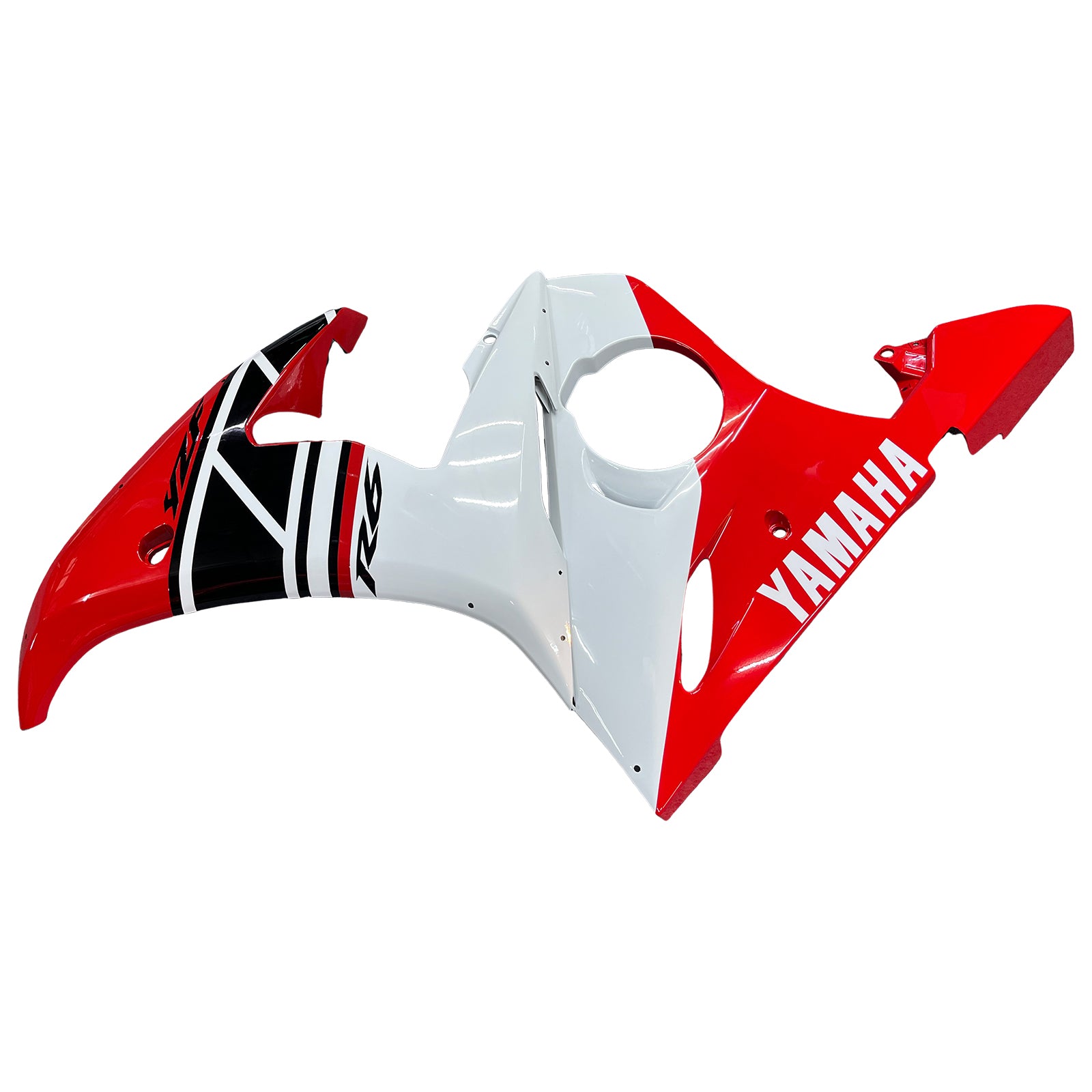 Amotopart 2005 Yamaha YZF-R6 Red&White Fairing Kit