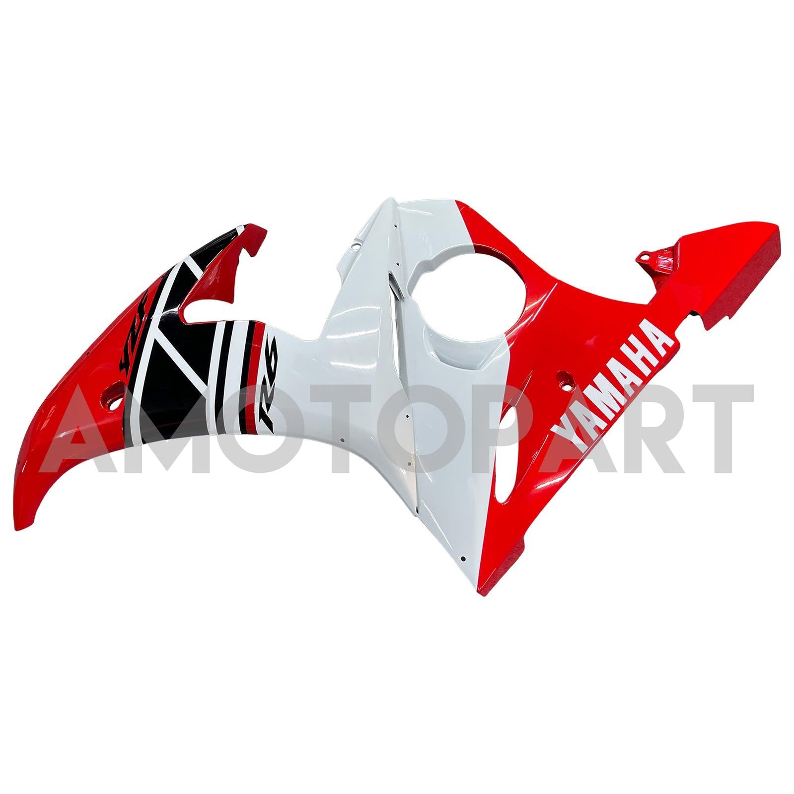Amotopart Yamaha YZF 600 R6 2003–2004 R6S 2006–2009 Rot&Weißes Verkleidungsset