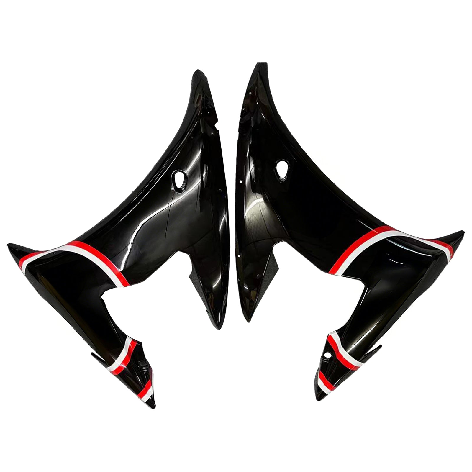 Amotopart Yamaha 2003-2004 YZF 600 R6 i 2006-2009 YZF R6S Black Fairing Kit