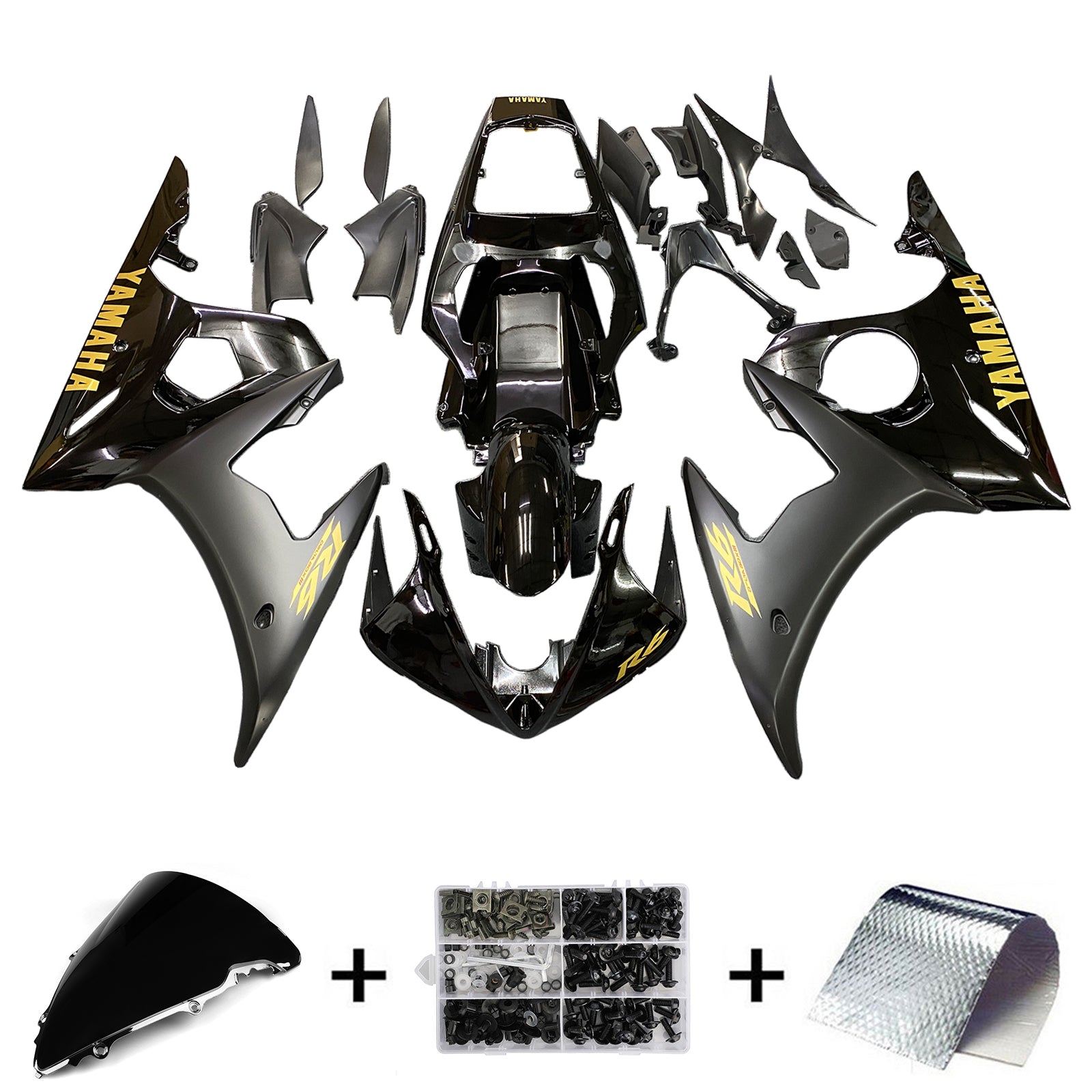 Injection Fairing Kit Bodywork Plastic ABS fit For Yamaha 2003-2004 YZF 600 R6 & 2006-2009 YZF R6S