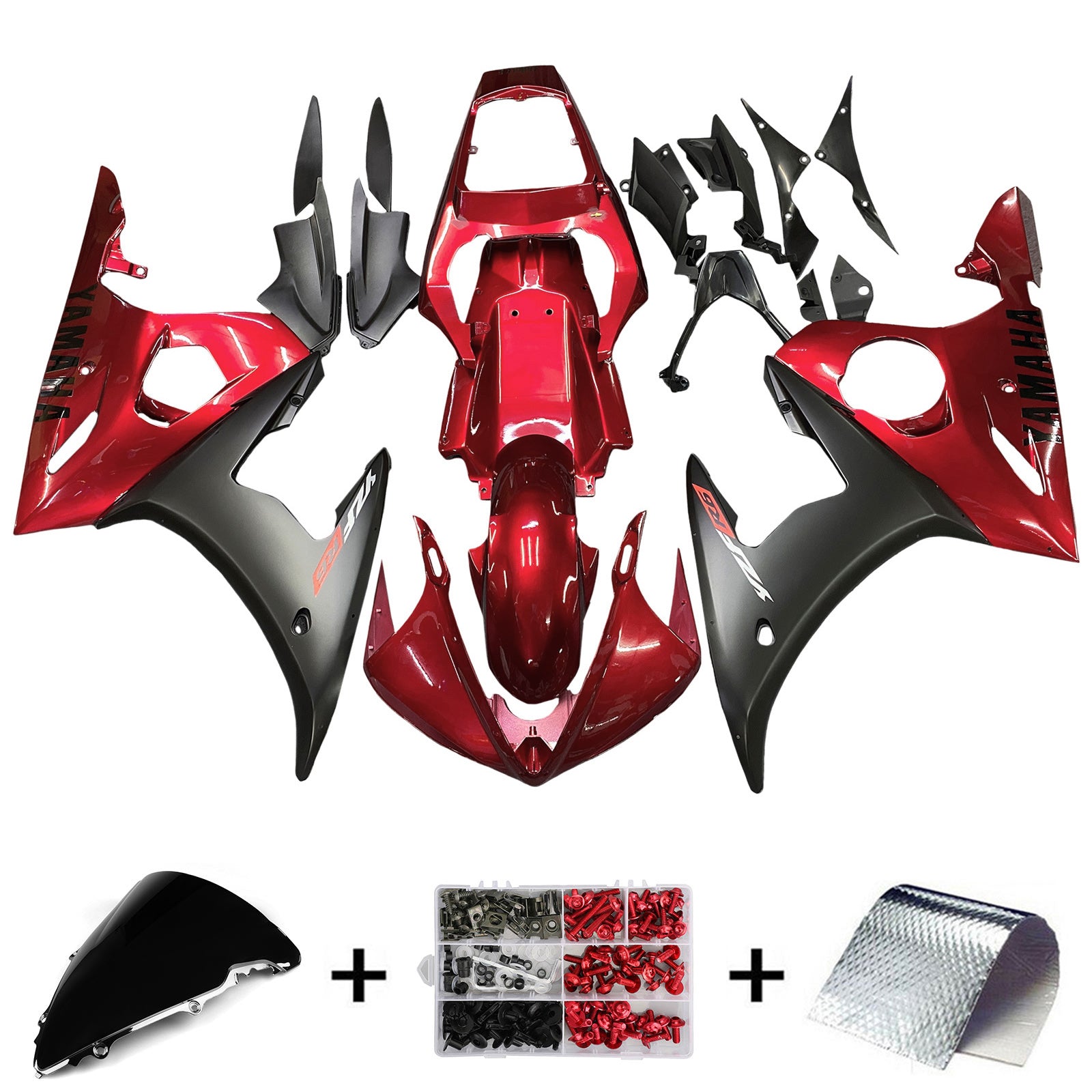 Injection Fairing Kit Bodywork Plastic ABS fit For Yamaha 2003-2004 YZF 600 R6 & 2006-2009 YZF R6S