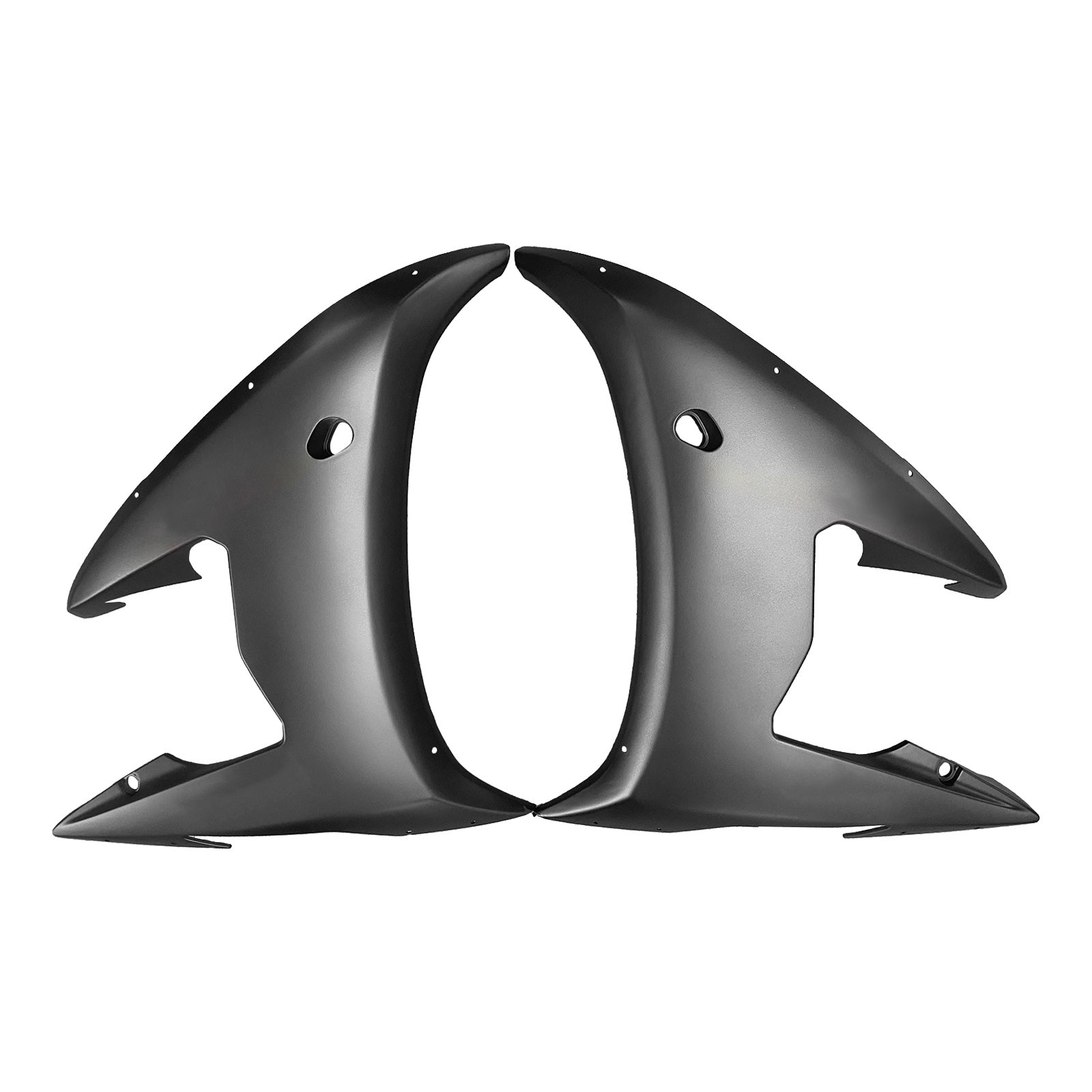 Amotopart YZF 600 R6 2003-2004 R6S 2006-2009 ヤマハ マットブラック&レッド フェアリングキット