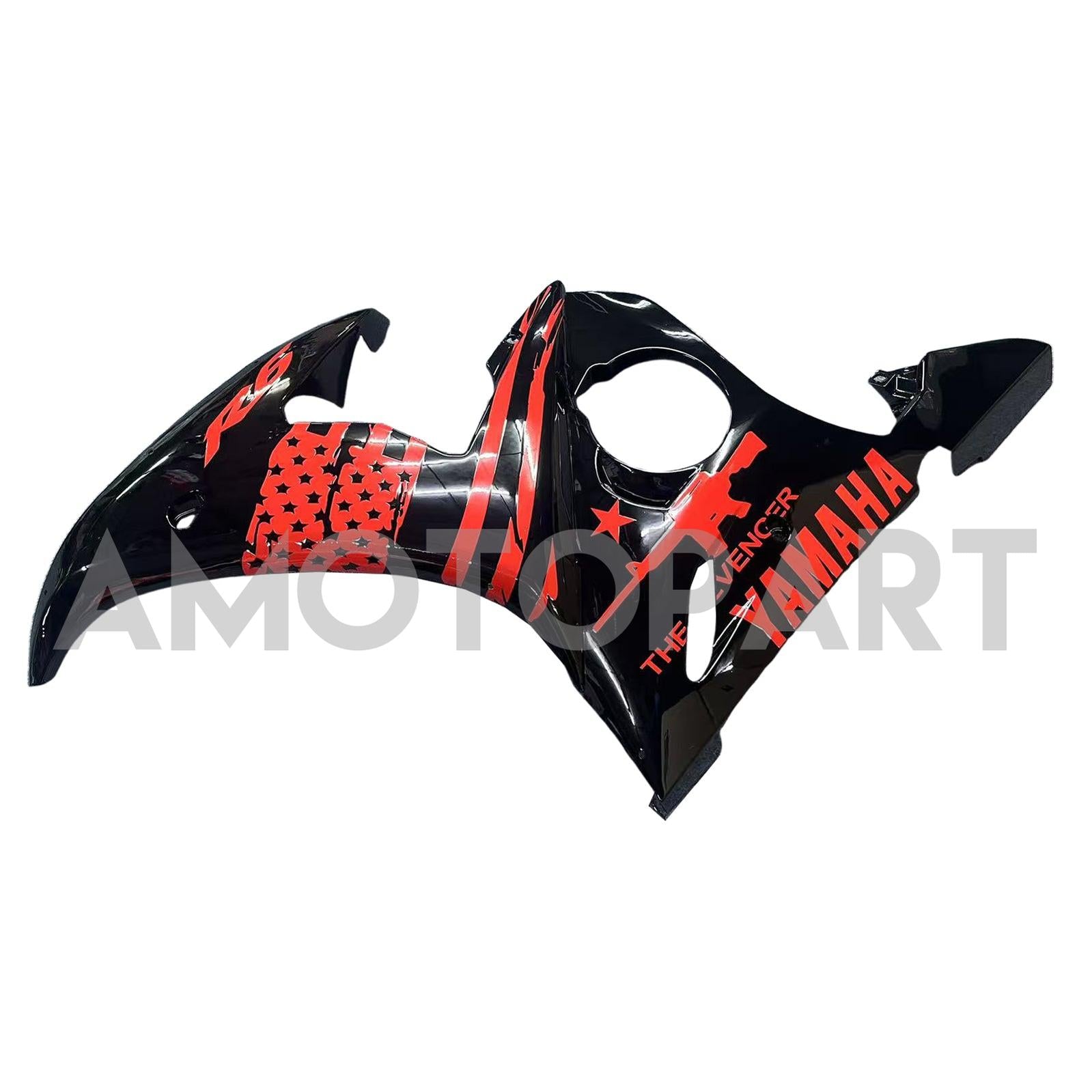 Injektionsknap Kit Bodywork Plastik ABS Fit til Yamaha 2003-2004 YZF 600 R6 & 2006-2009 YZF R6S