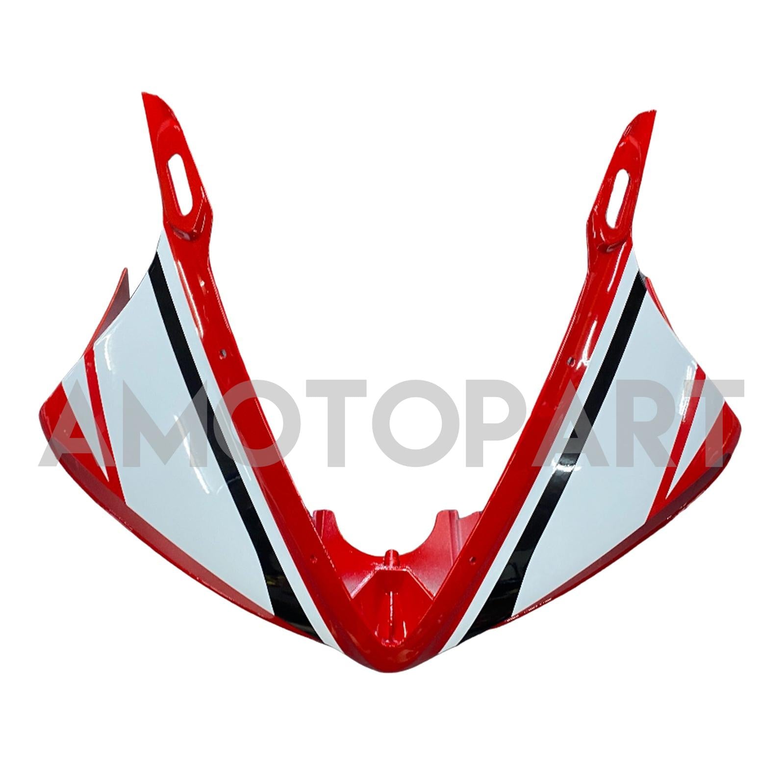Amotopart 2003-2004 Yamaha YZF 600 R6 & 2006-2009 YZF R6S White Black Red Fairing Kit