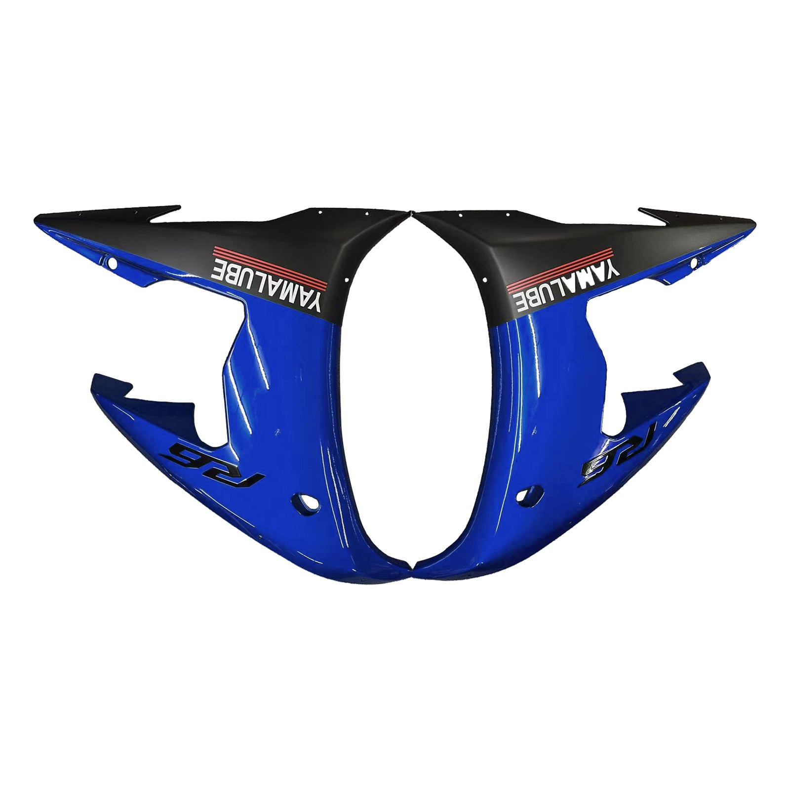 Blaues Verkleidungsset von Amotopart für Yamaha 2003–2004 YZF 600 R6 und 2006–2009 YZF R6S