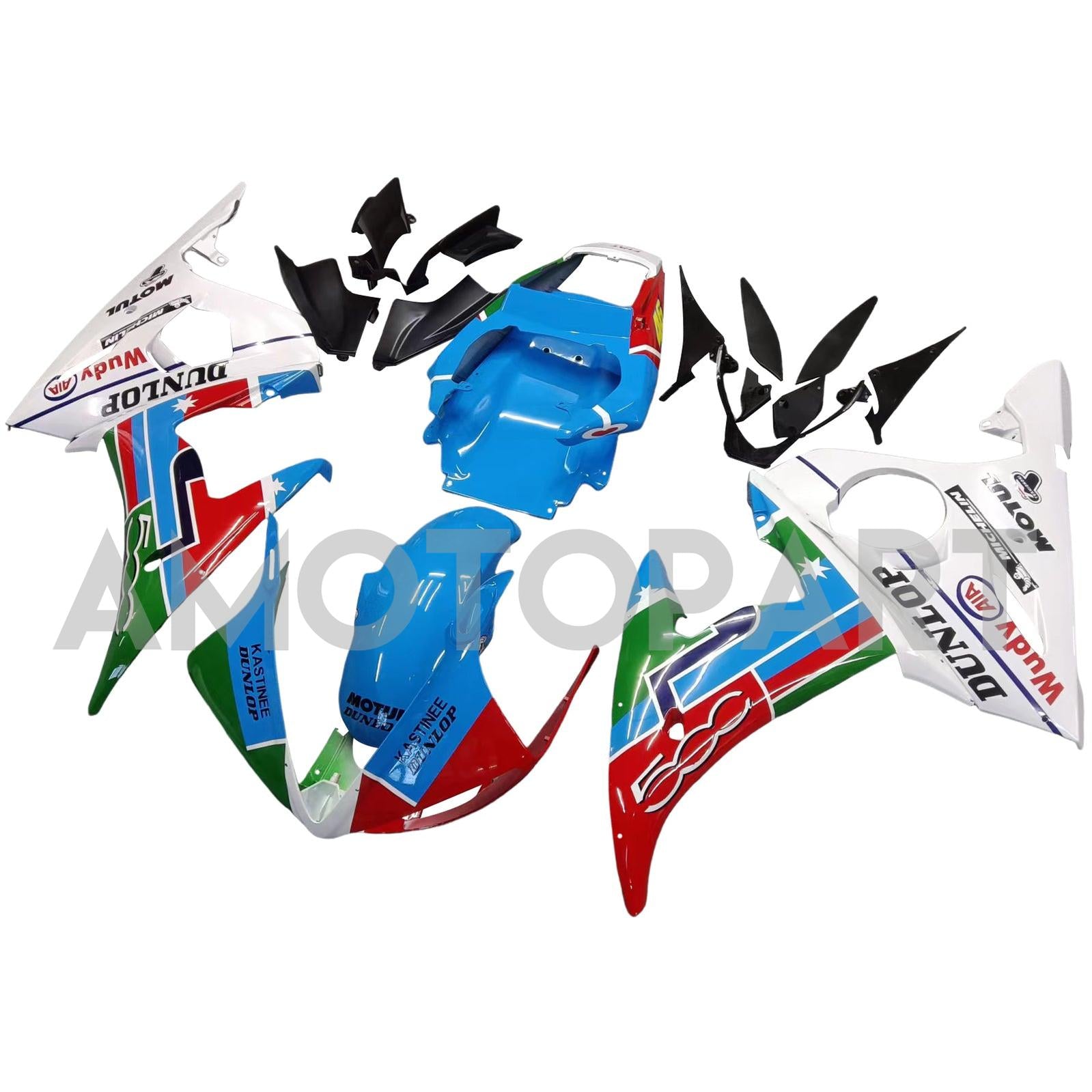Amotopart 2005 Yamaha R6 Fairing Multi Color Kit