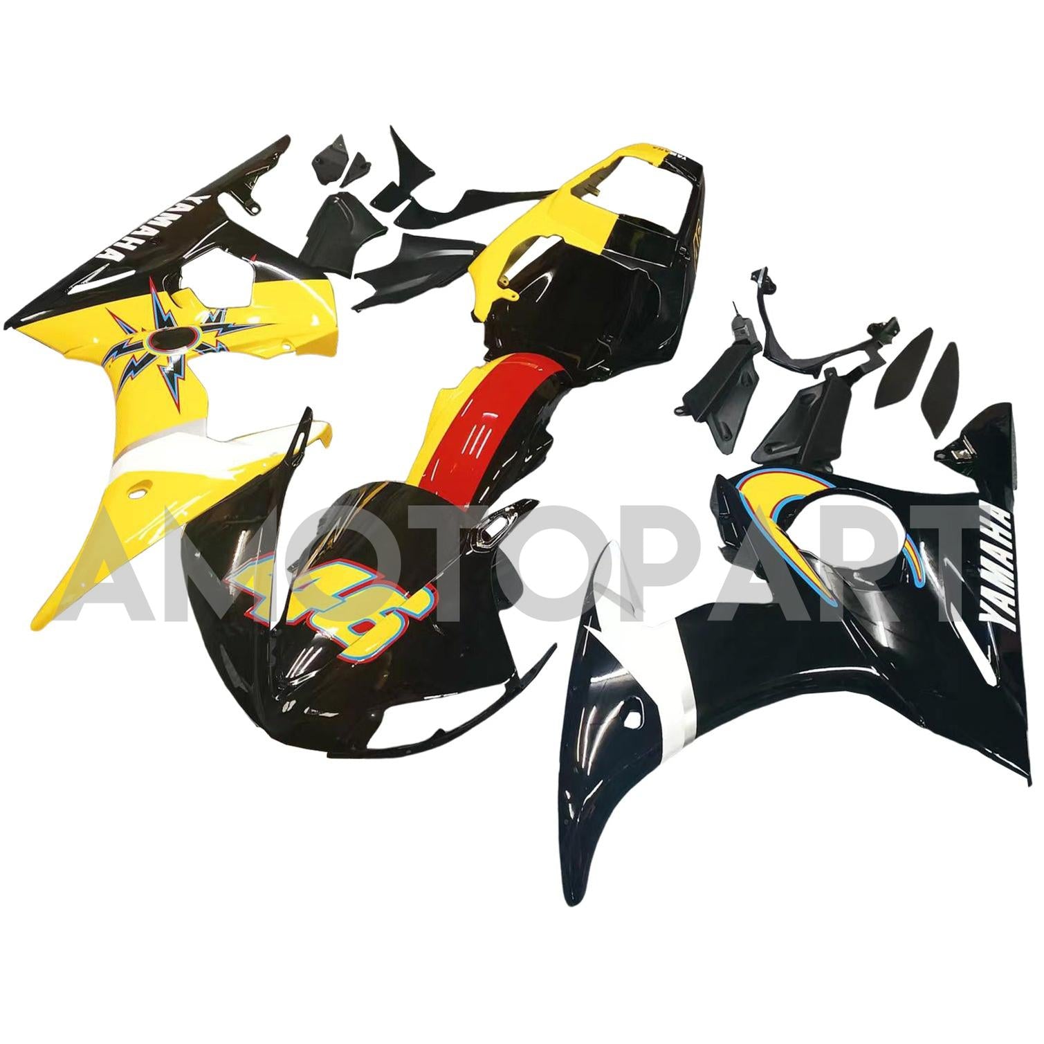 Amotopart 2005 Yamaha R6 Verkleidung Mehrfarbig&Kit Nummer 46