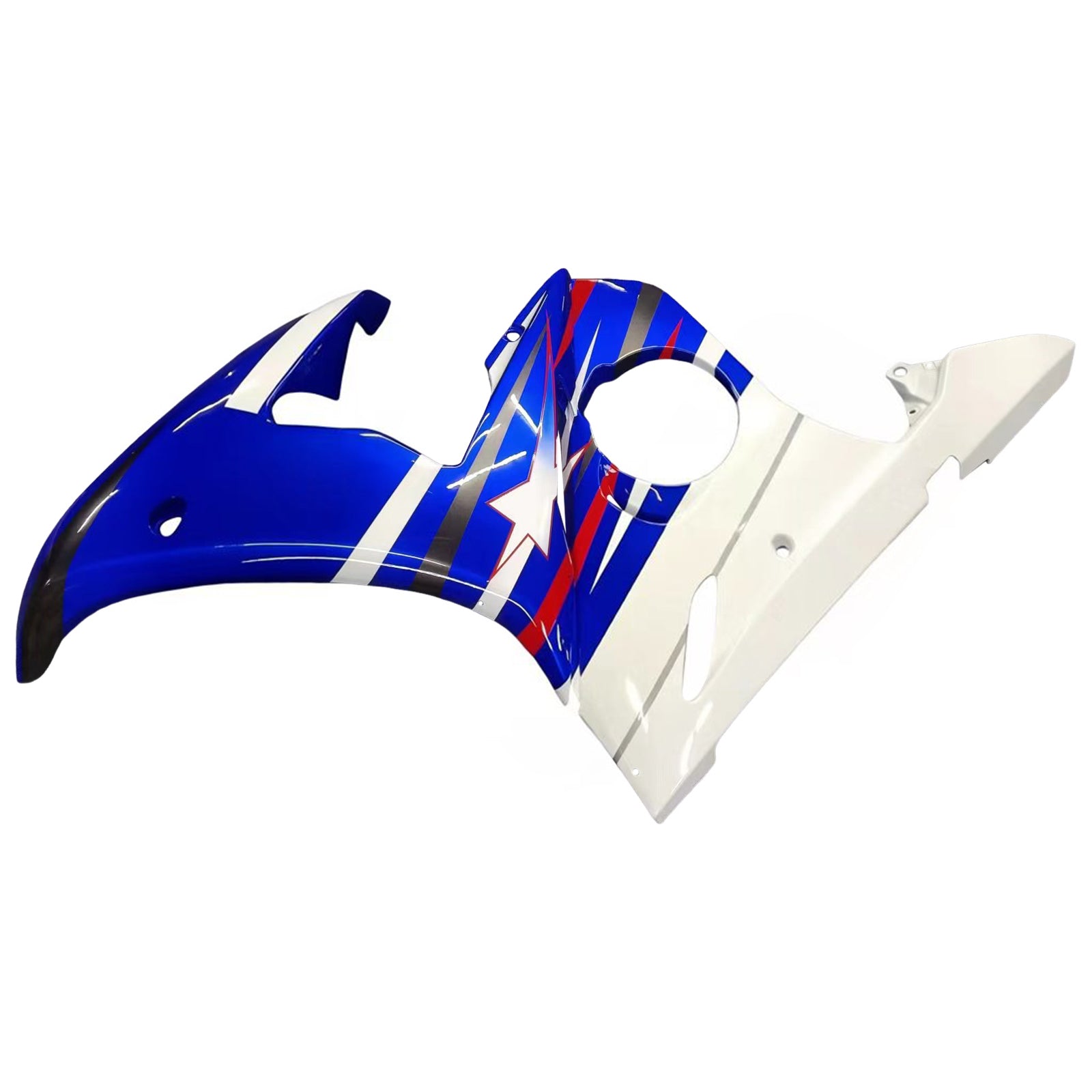 Amotopart 2005 Yamaha R6 Fairing Multi Blue Kit