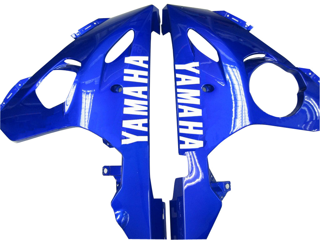 Amotopart 2005 Yamaha R6 Verkleidungsset, mehrfarbig, Blau