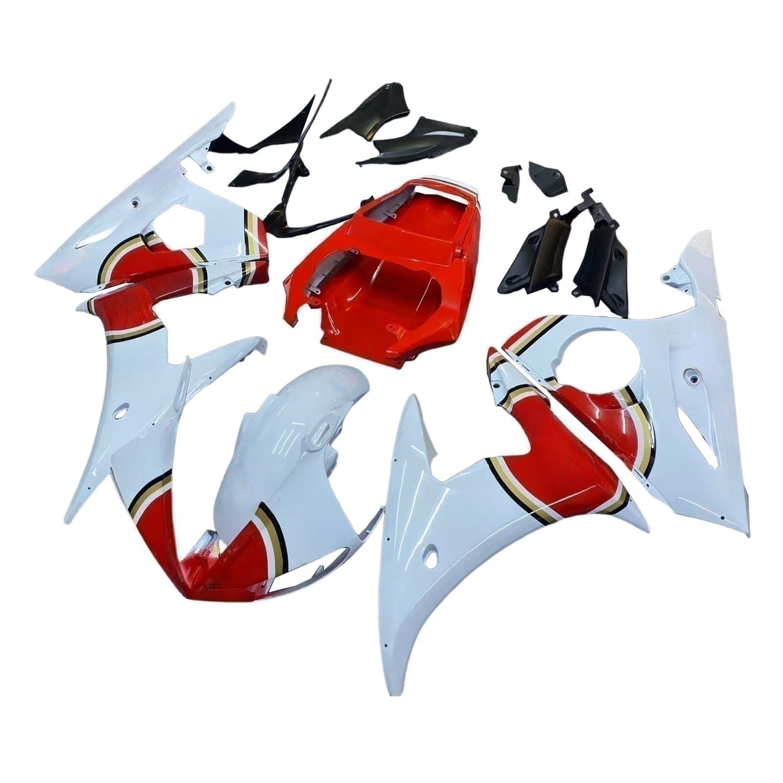 Amotopart 2005 Yamaha R6 kuip meerkleurige Lucky Star-set