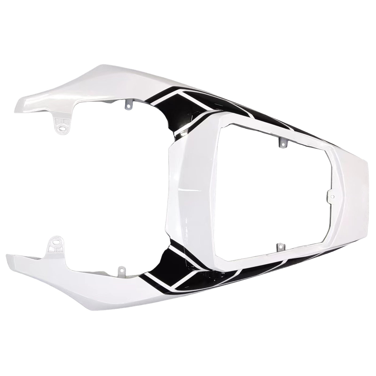 Amotopart 2005 Yamaha R6 Fairing White & Black Kit