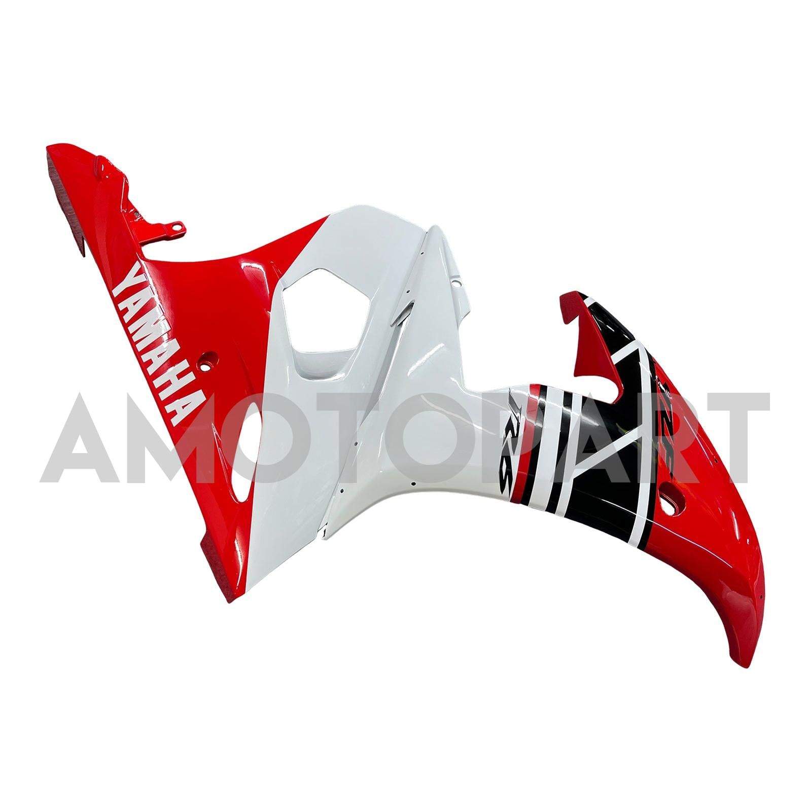 Amotopart 2005 Yamaha YZF-R6 Red&White Fairing Kit