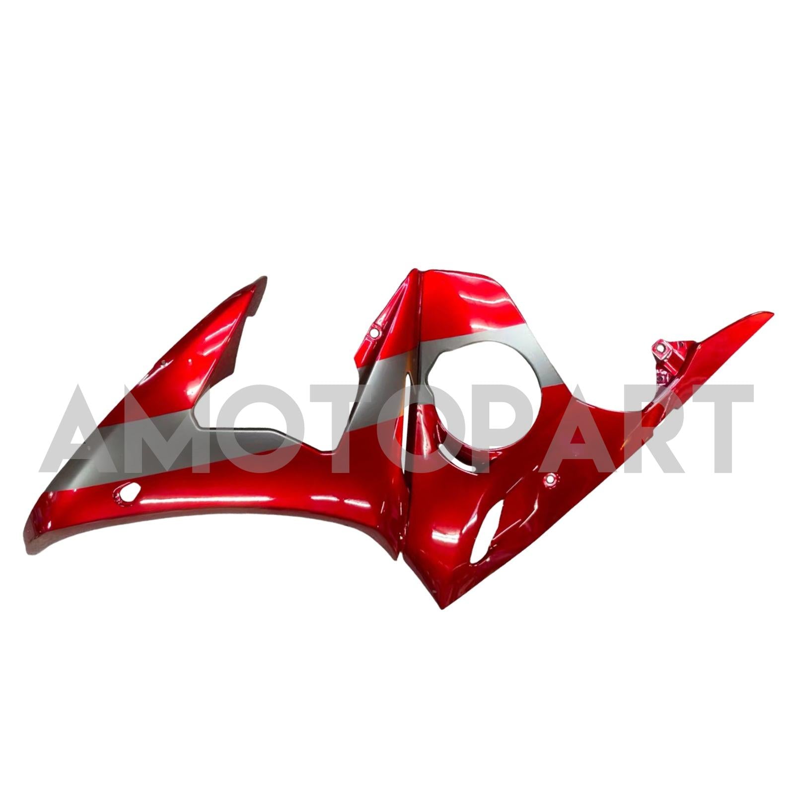 Amotopart 2005 Yamaha YZF-R6 Gloss Red&Black Fairing Kit
