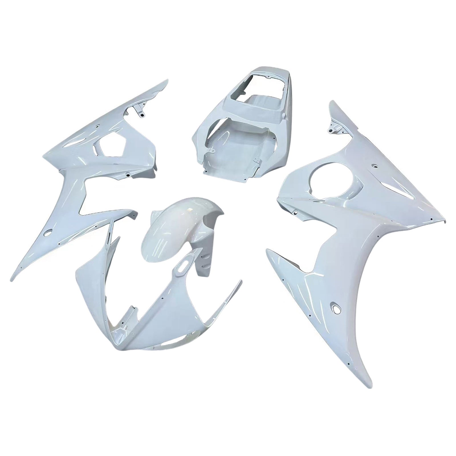 Kit de carénage d'injection carrosserie plastique ABS adapté pour Yamaha YZF 600 R6 2005