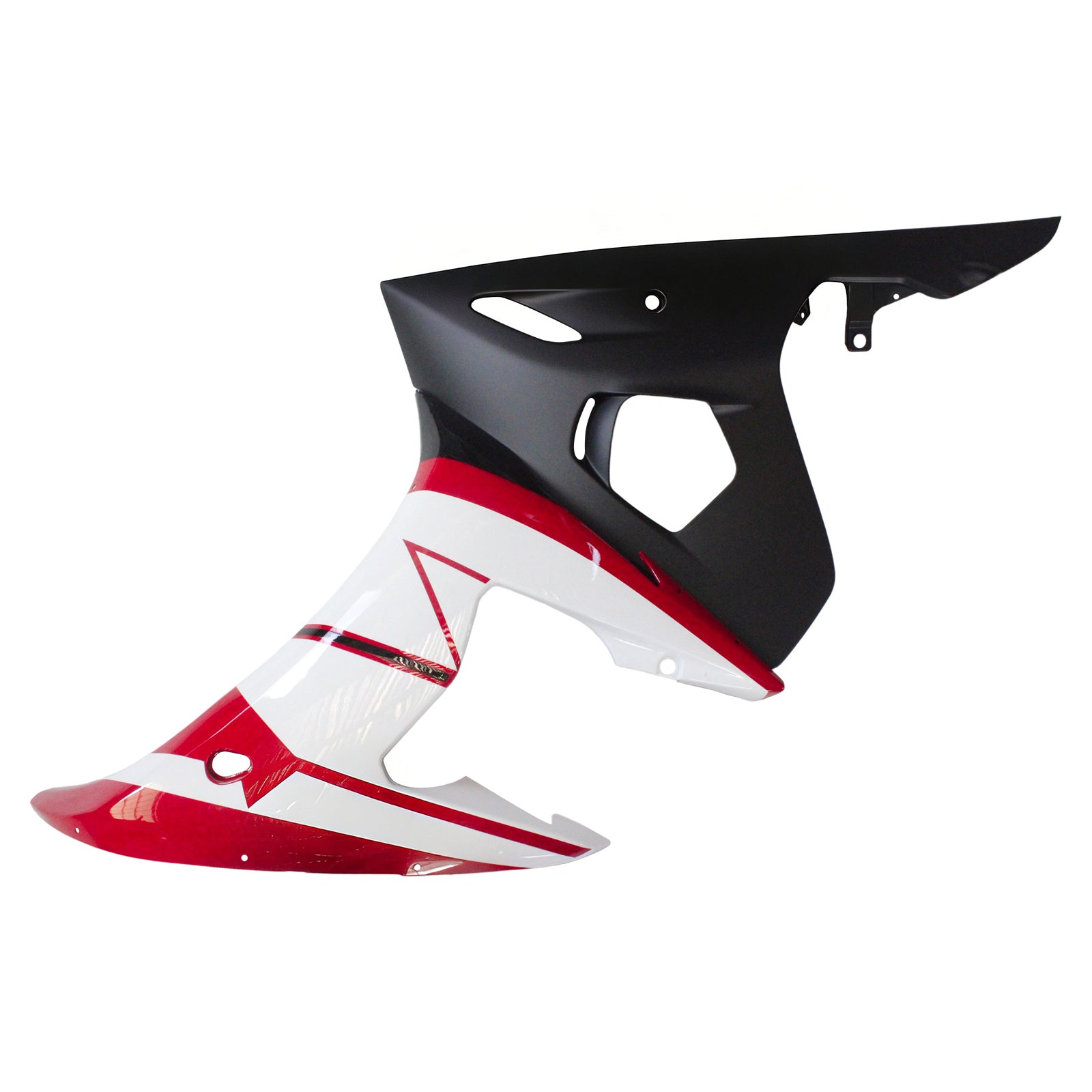 Amotopart Yamaha YZF 600 R6 2005 Rød&Whvid kåbesæt