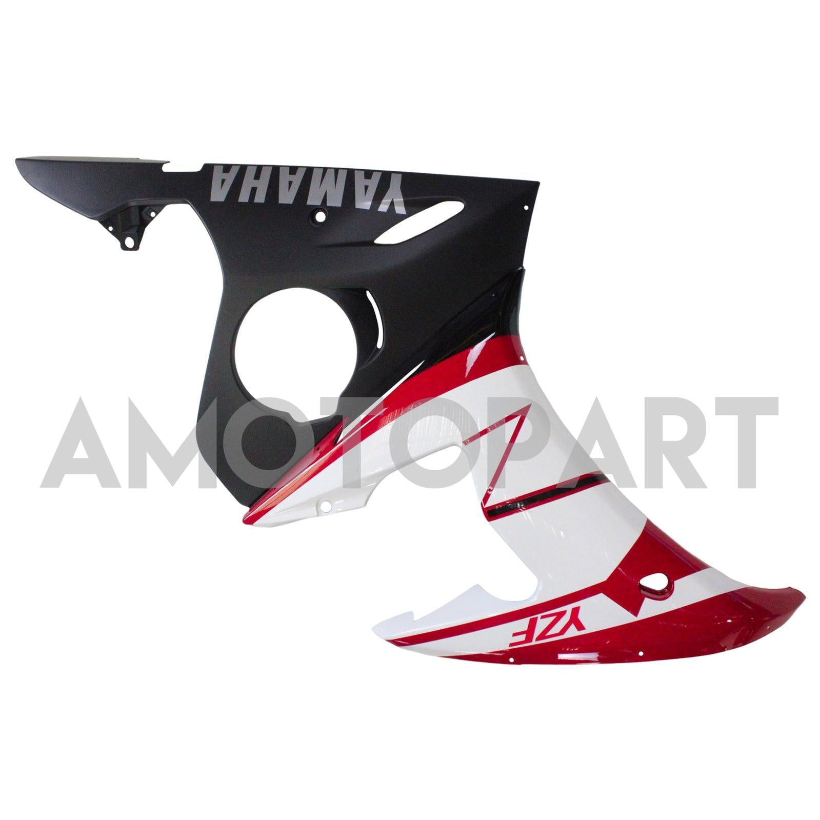 Amotopart Yamaha YZF 600 R6 2005 Red & White Fairing Kit