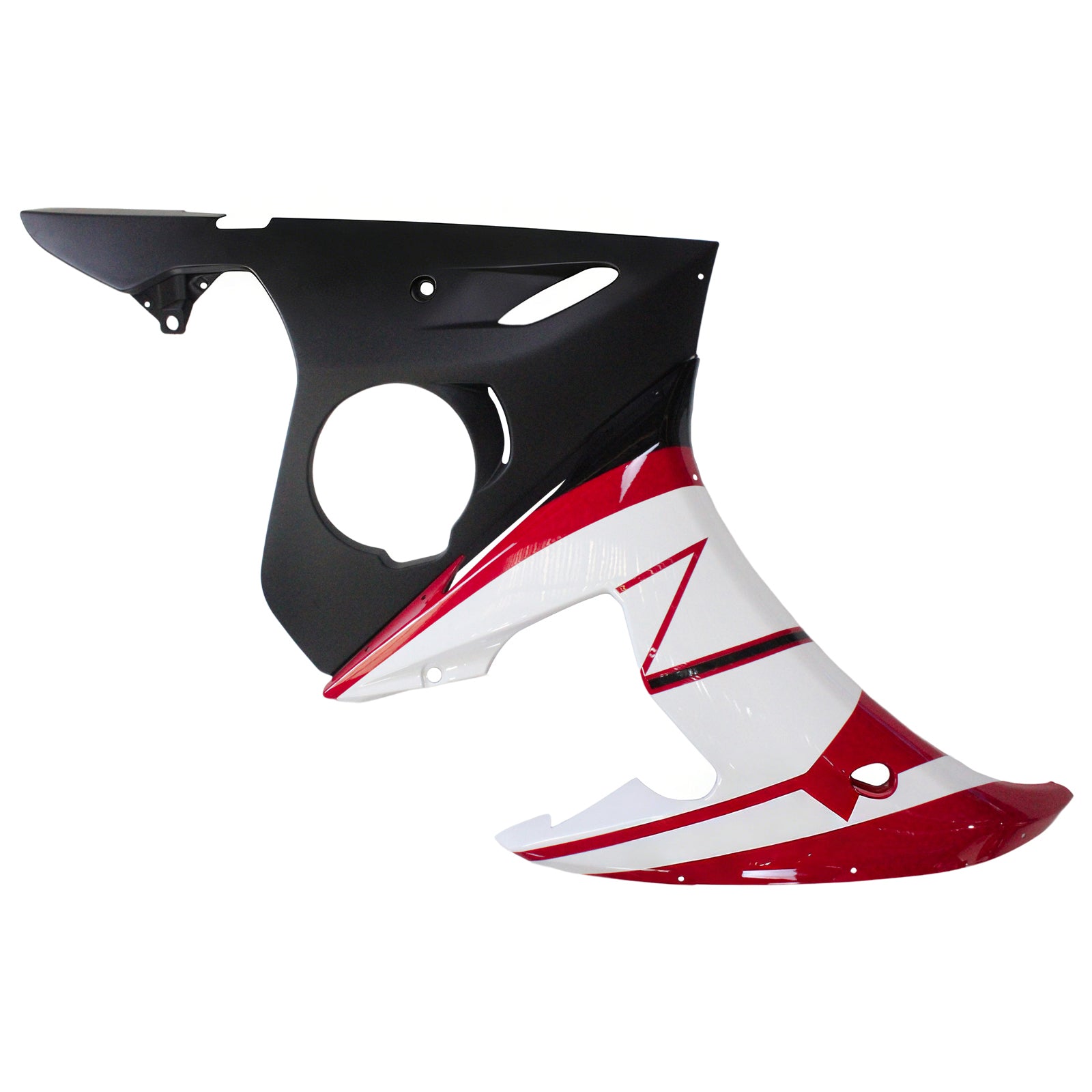 Amotopart Yamaha YZF 600 R6 2005 Rød&Whvid kåbesæt