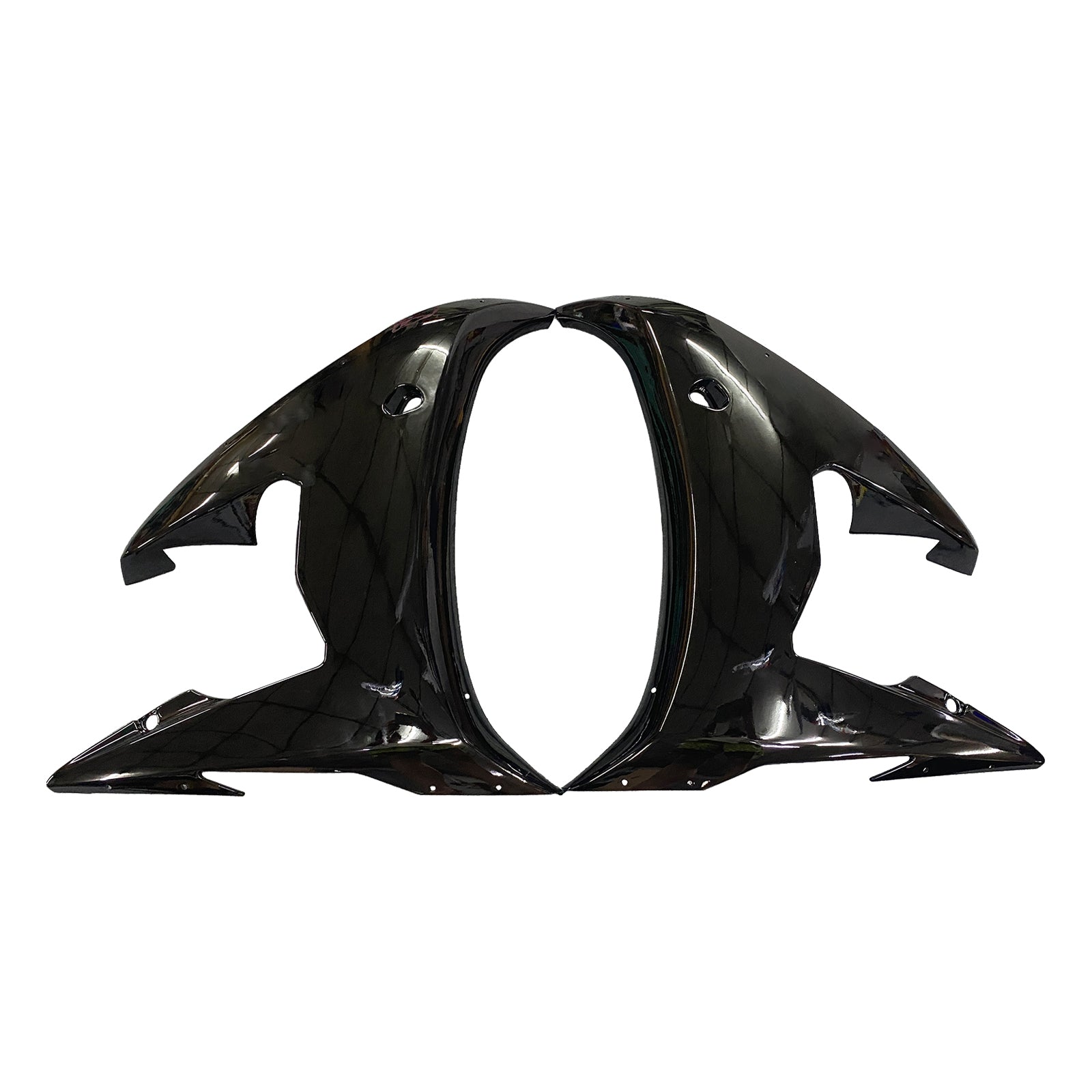 Amotopart ヤマハ YZF 600 R6 2005 ブラック ゴールドロゴ付きフェアリングキット