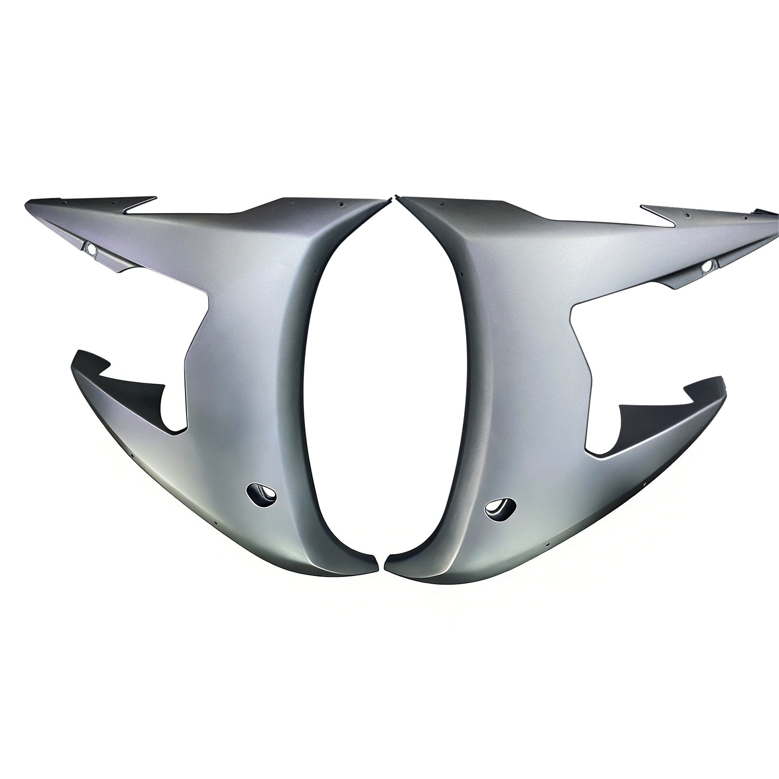 Amotopart Yamaha 2005 YZF 600 R6 Gray Sliver Fairing Kit