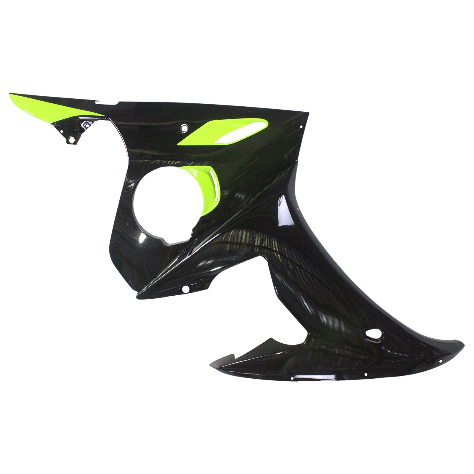 Amotopart ヤマハ YZF 600 R6 2005 ブラック&イエロー フェアリング キット