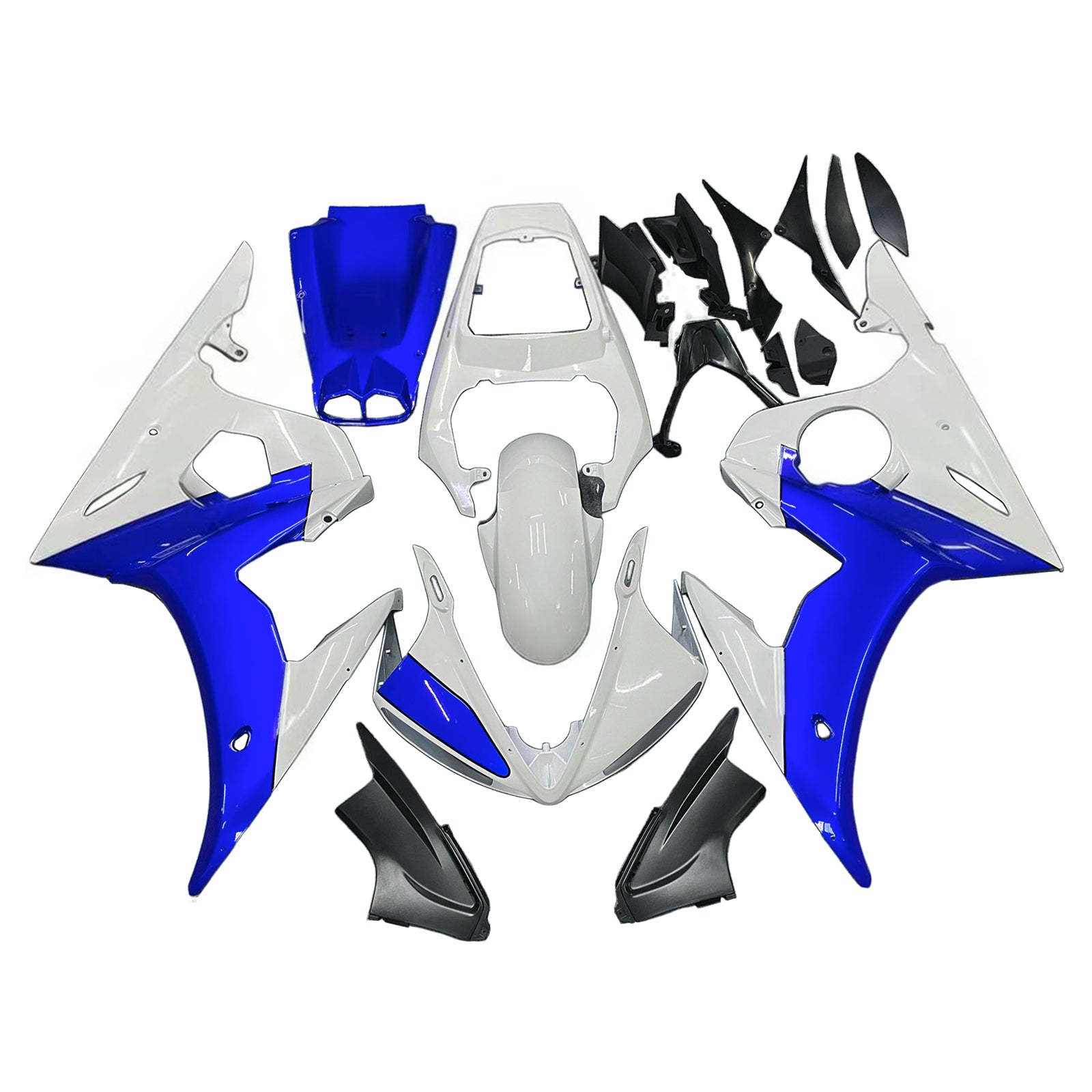 Einspritzverkleidungssatz Karosserie Kunststoff ABS passend für Yamaha YZF 600 R6 2005