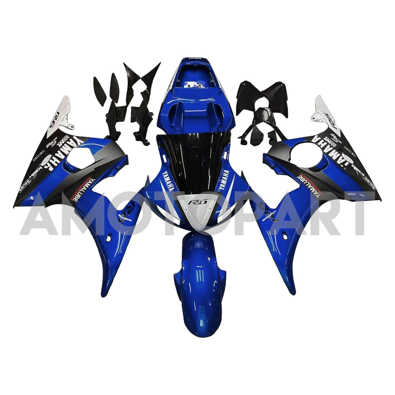 Injection Fairing Kit Bodywork Plastic ABS fit For Yamaha YZF 600 R6 2005