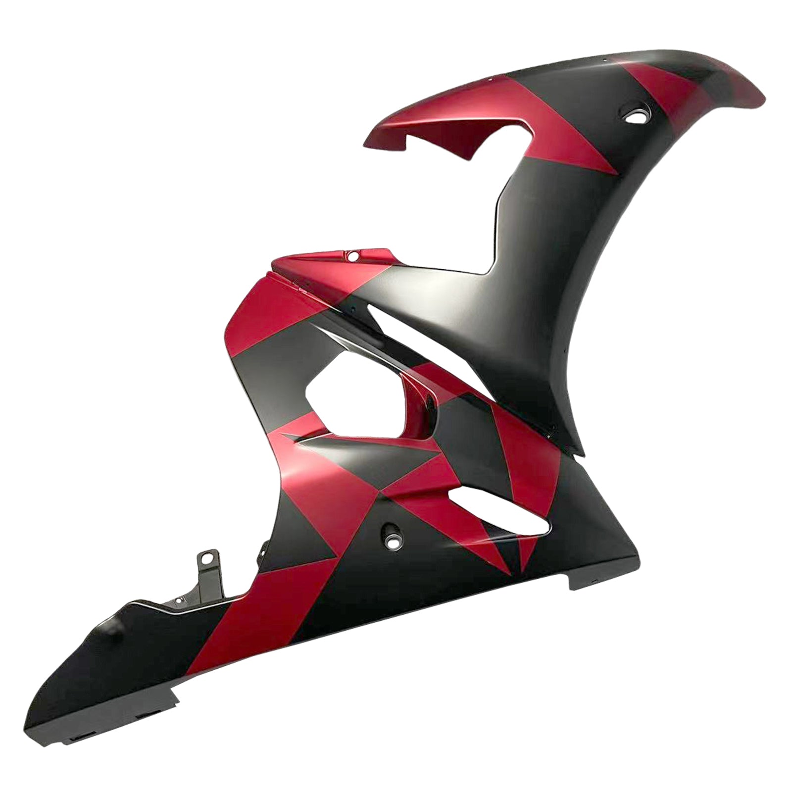 Amotopart Yamaha 2005 YZF 600 R6 Black Red Fairing Kit